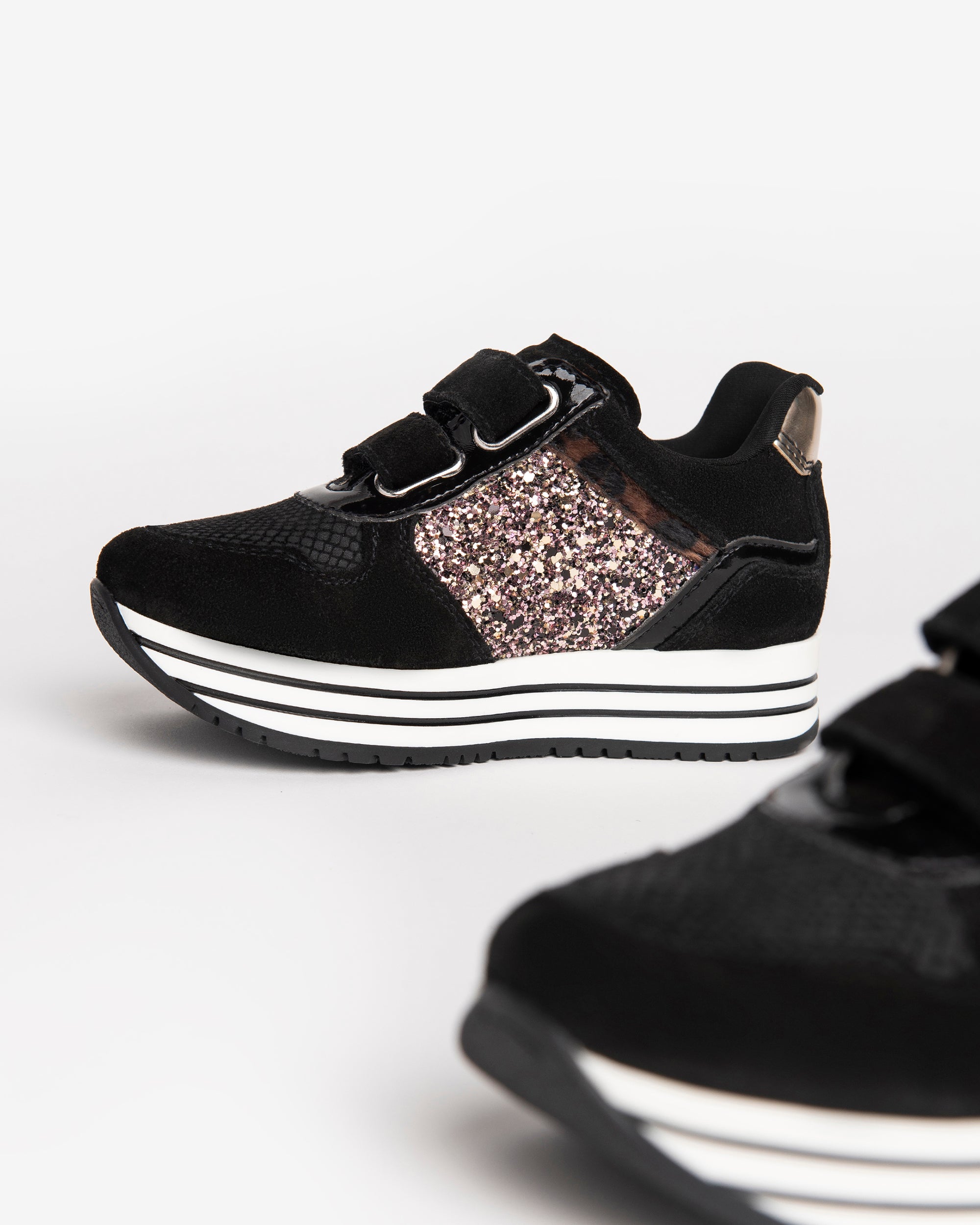 NeroGiardini Sneakers baskets fille cuir velours DryGo