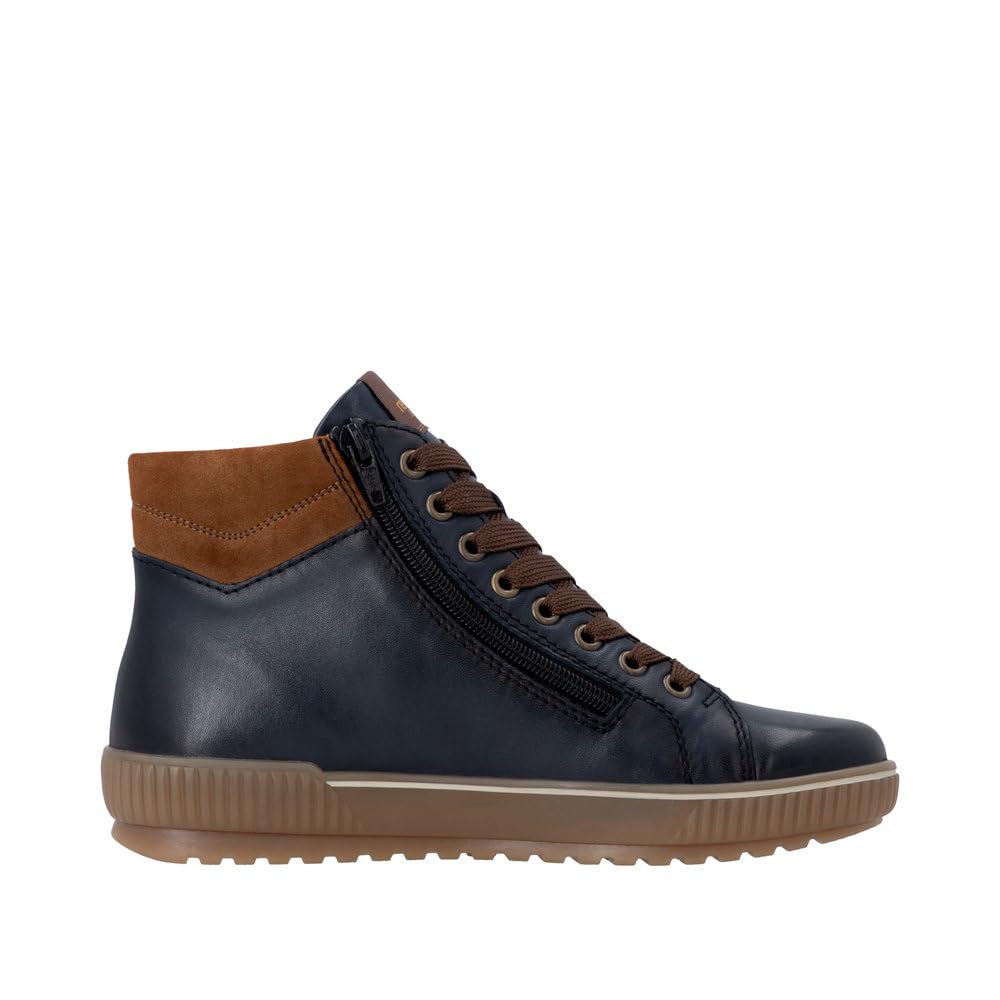 Remonte D0772 Bottes Lacets Femme Bleu 39 EU Tex