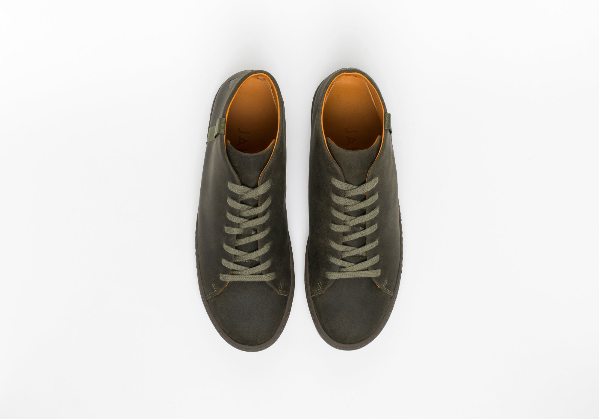 JAK Khan Olive sneakers cuir pleine fleur pointure 36-46