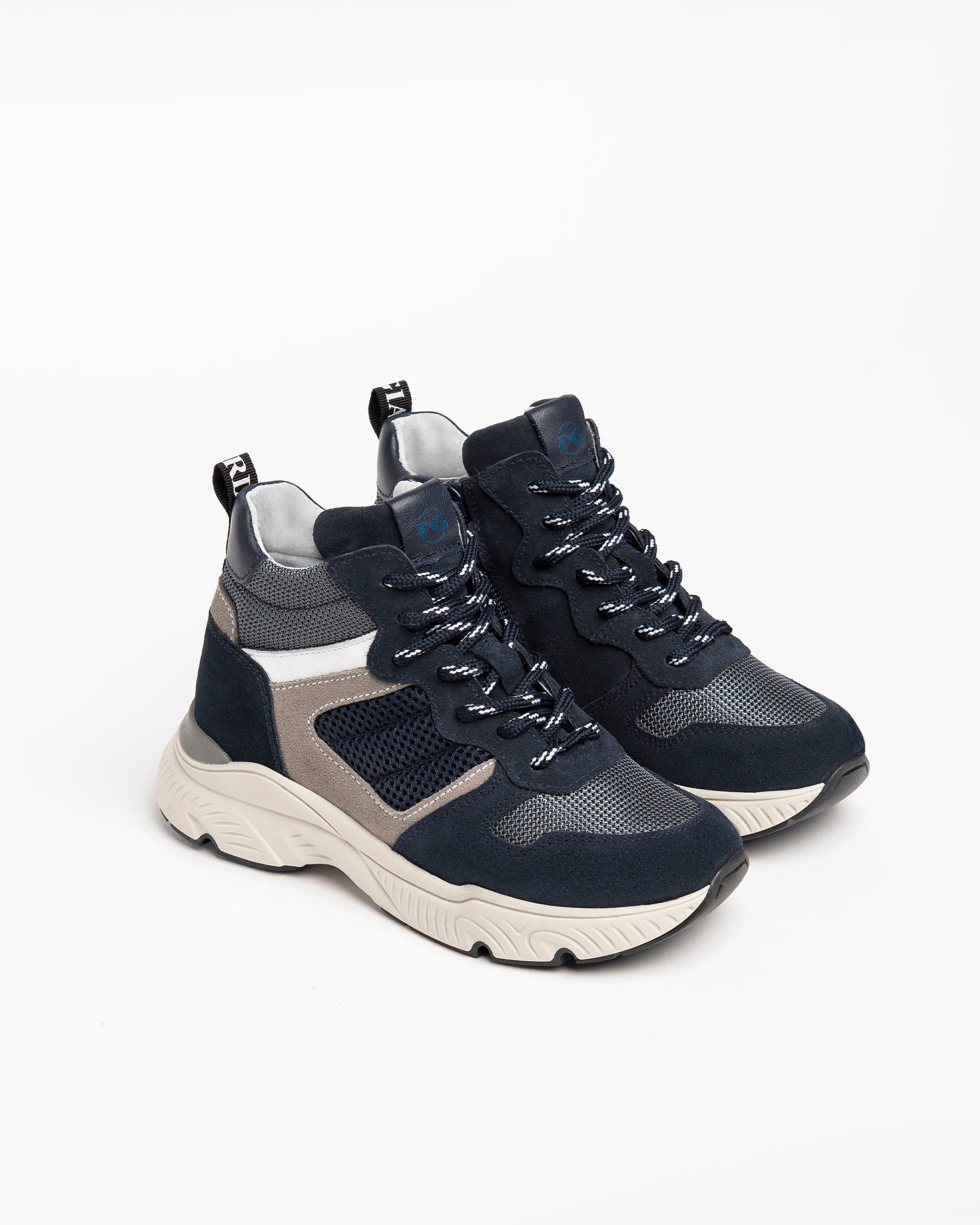 NeroGiardini Sneakers Teens Garçon Cuir Velours