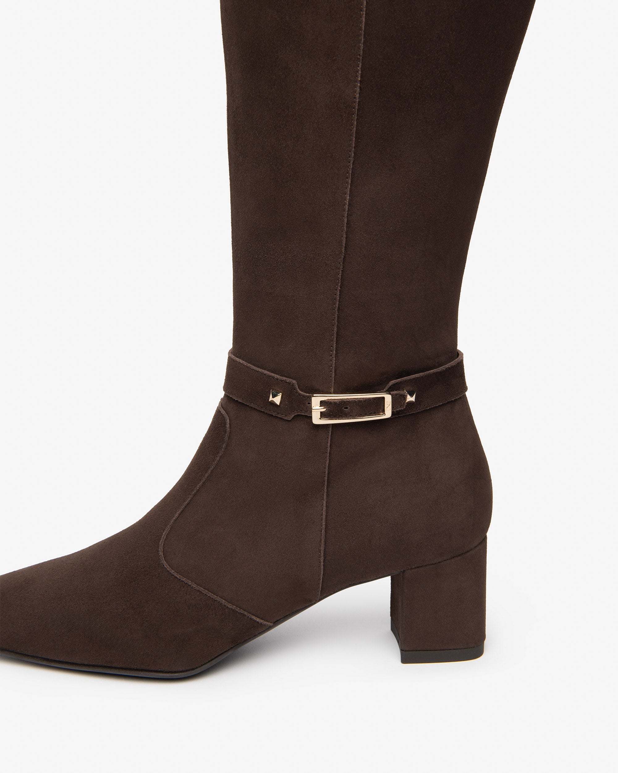 NeroGiardini Bottes femme daim talon 55 mm 35-41