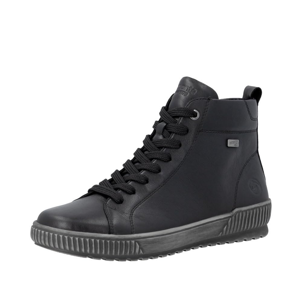 Remonte D0782 bottes à lacets femme bleu cuir TEX