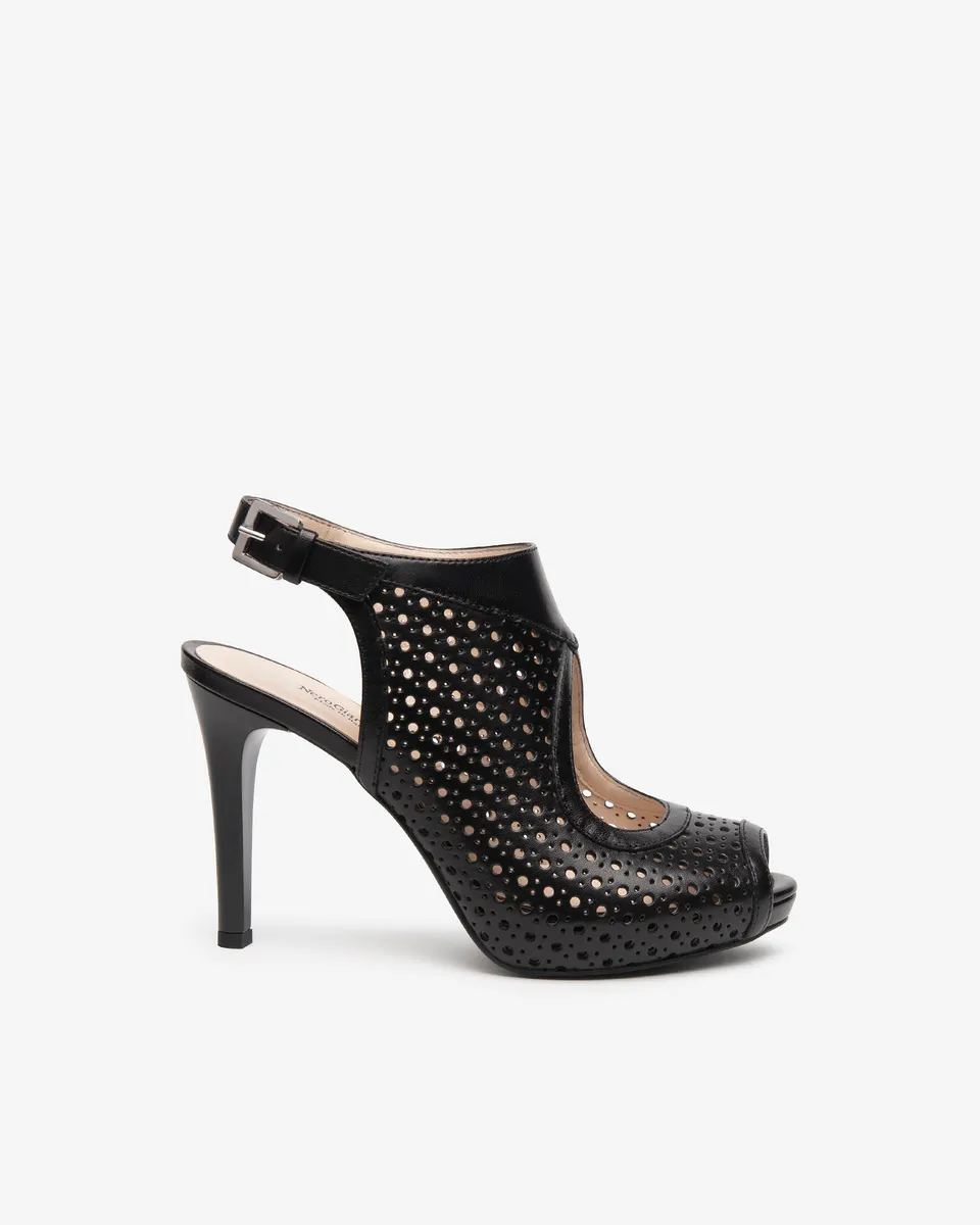 NeroGiardini Bottines cuir femme sabots confort Made in Italy