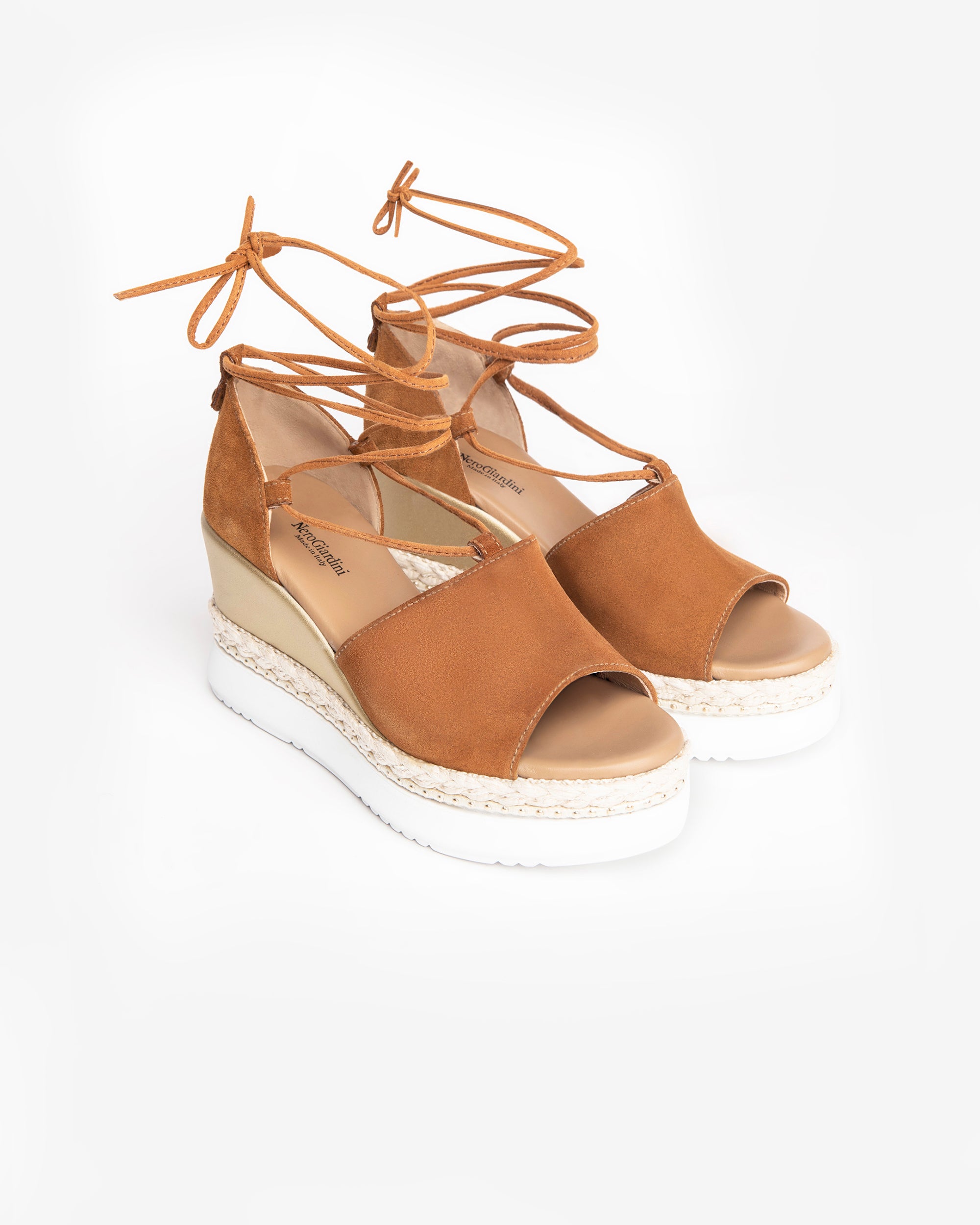 NeroGiardini Sandales Femme Cuir Velours Été Confort