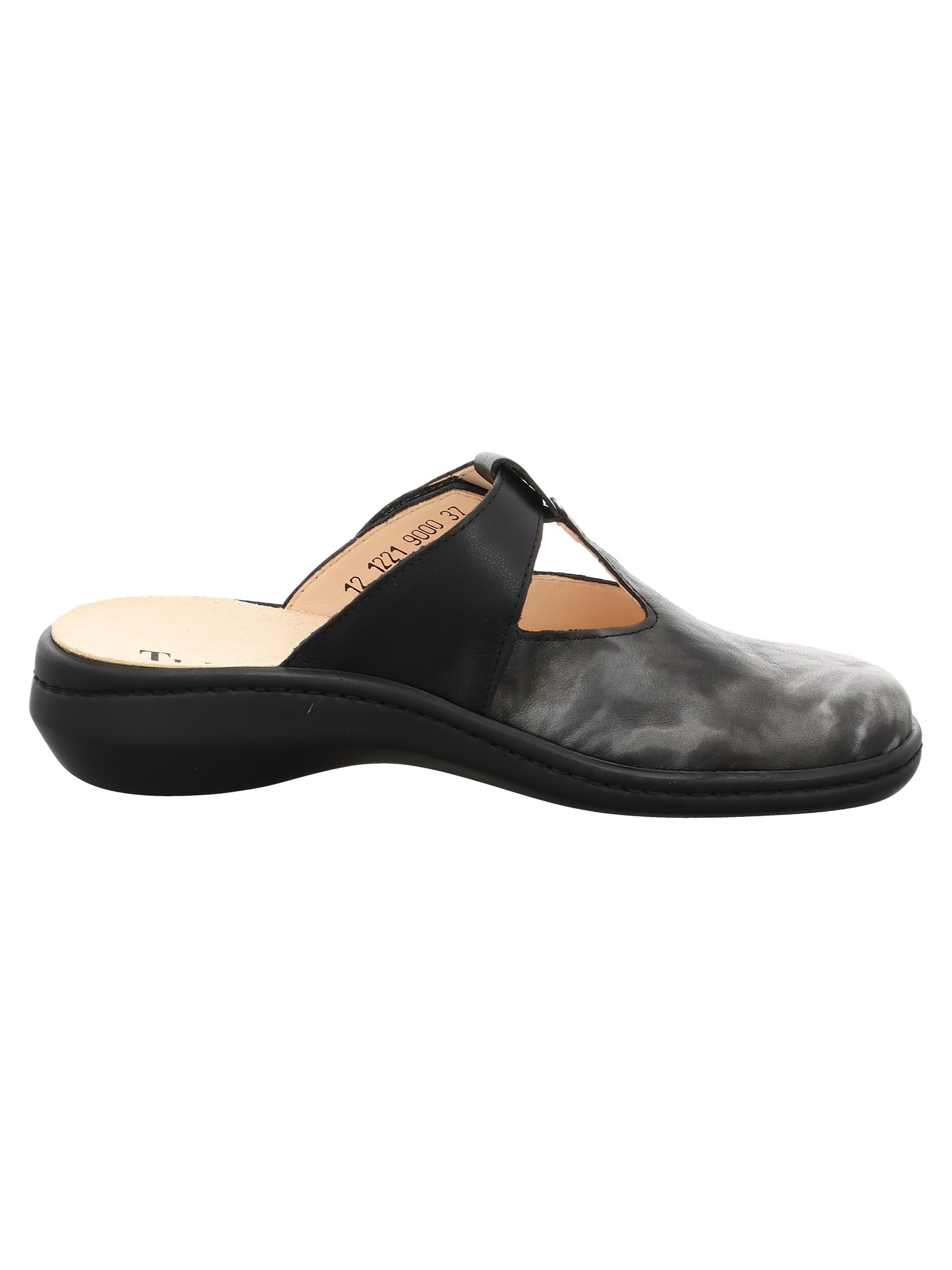 Think Camilla mule femme noir doublure cuir
