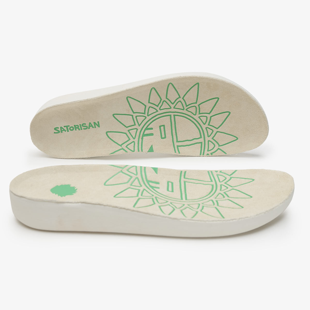 Satorisan Kung Fu Cotton Vintage slip-on blanc toile