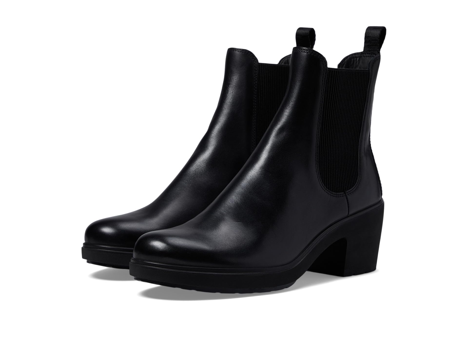 ECCO Metropole Zurich boots femme noir cuir talon