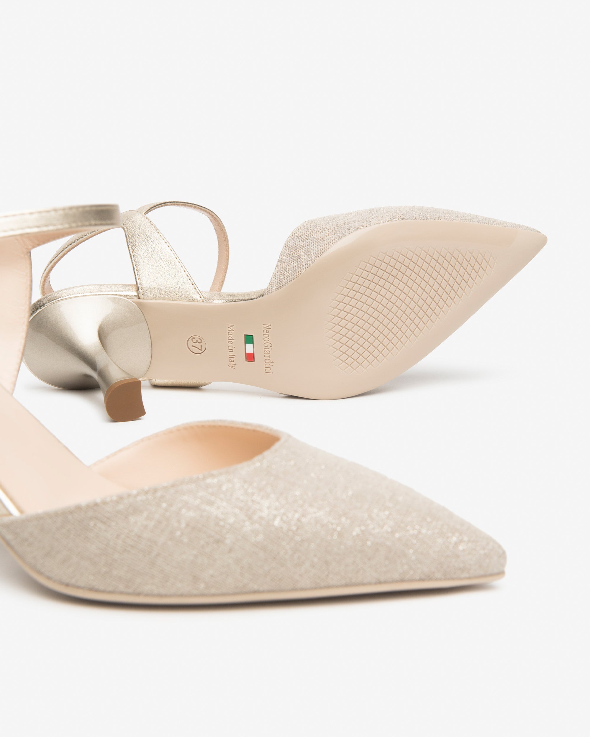NeroGiardini Slingbacks Escarpins Cuir Femme Cérémonie