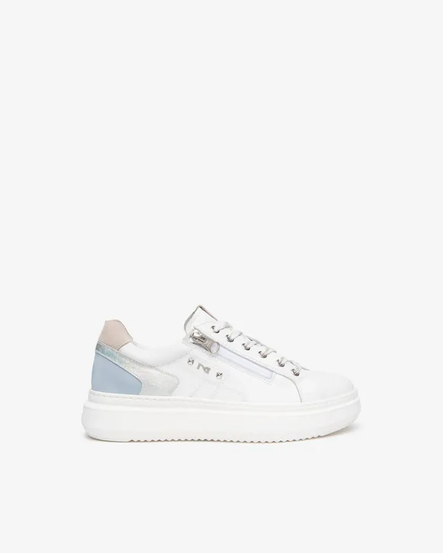 NeroGiardini Sneakers Femme Cuir Velours Confort
