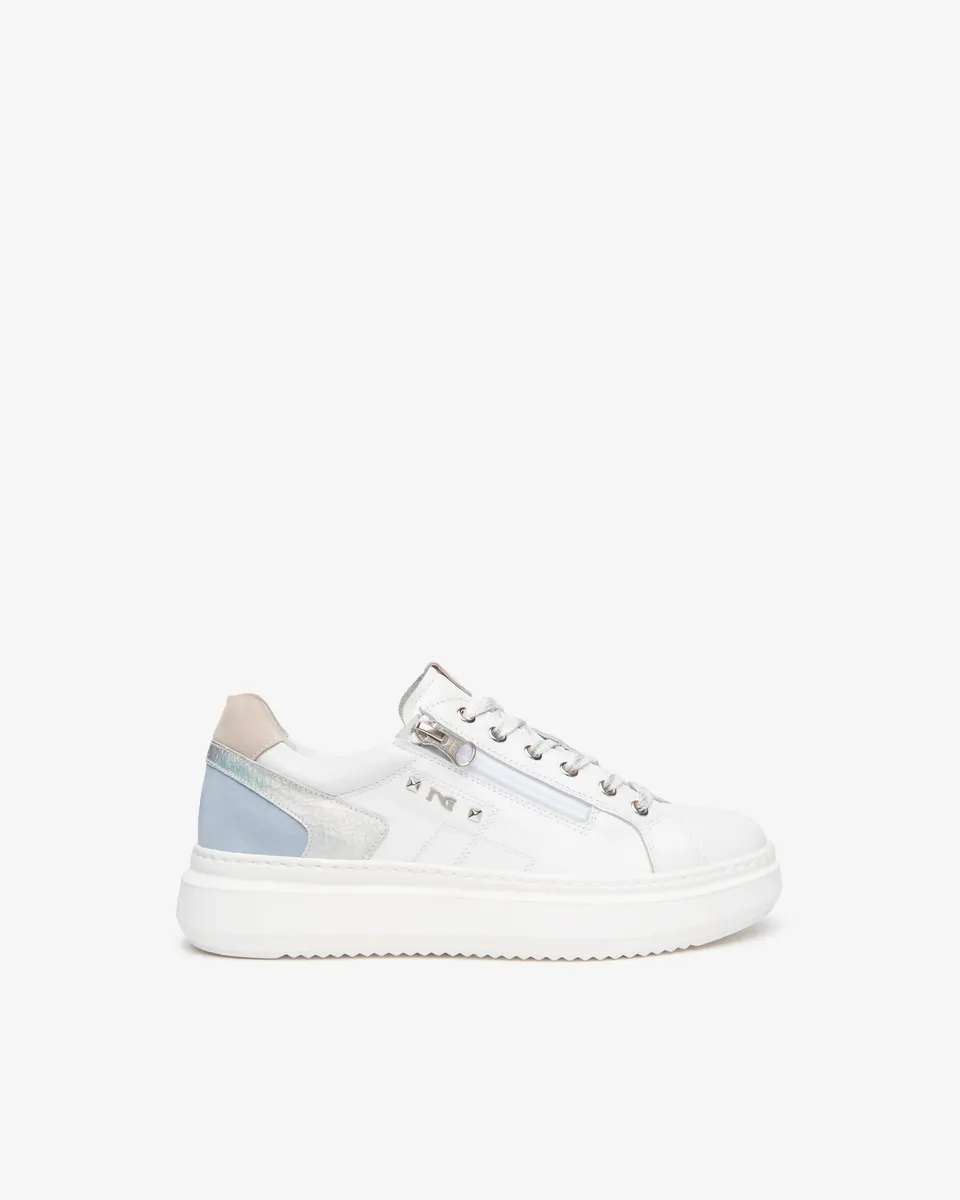 NeroGiardini Sneakers Femme Cuir Velours Confort