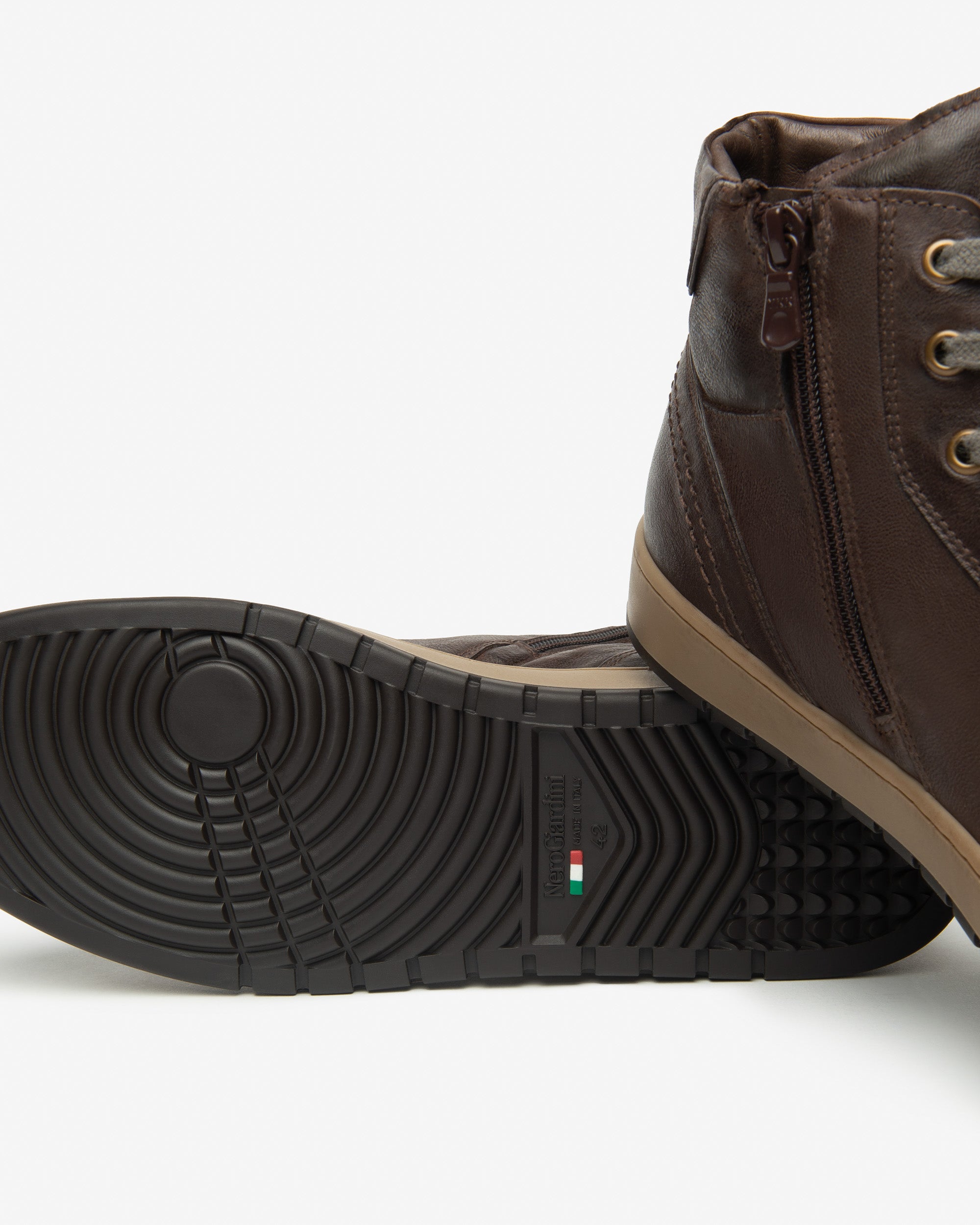 NeroGiardini Sneakers Homme Cuir montantes