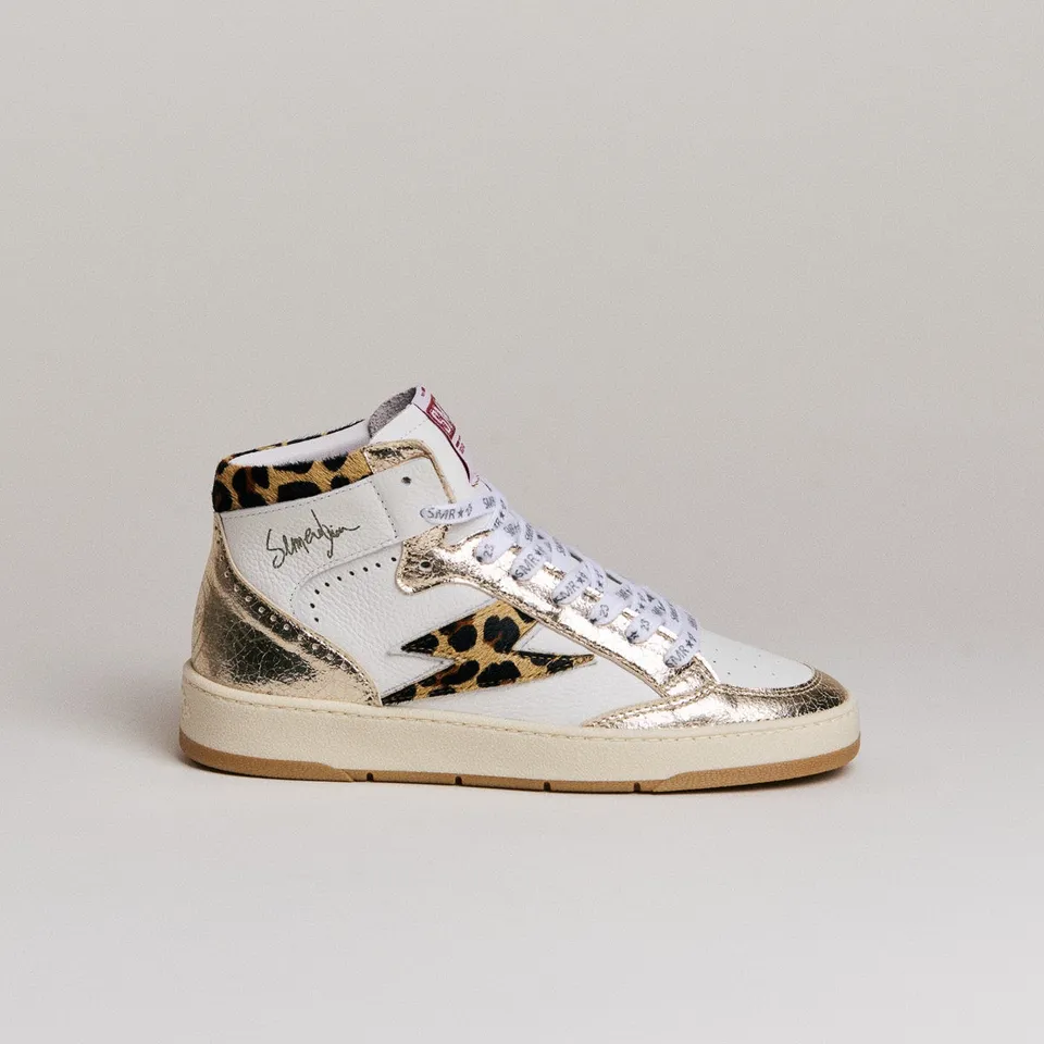 SMR Semerdjian Braga C777 baskets leopard or cuir