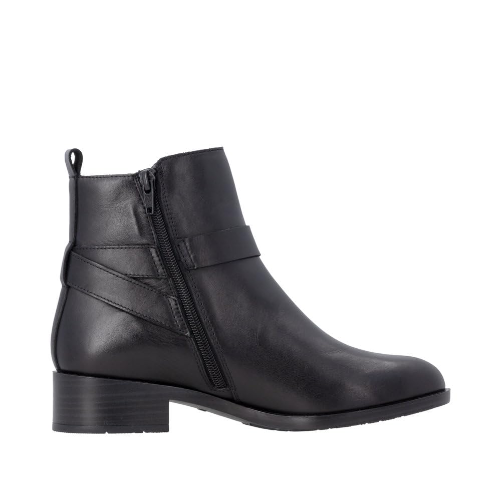 Remonte D3U72 Bottines Femme Noir 39 EU Talon Bloc