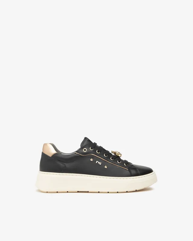 NeroGiardini Sneakers Femme en Cuir et Technique Confort