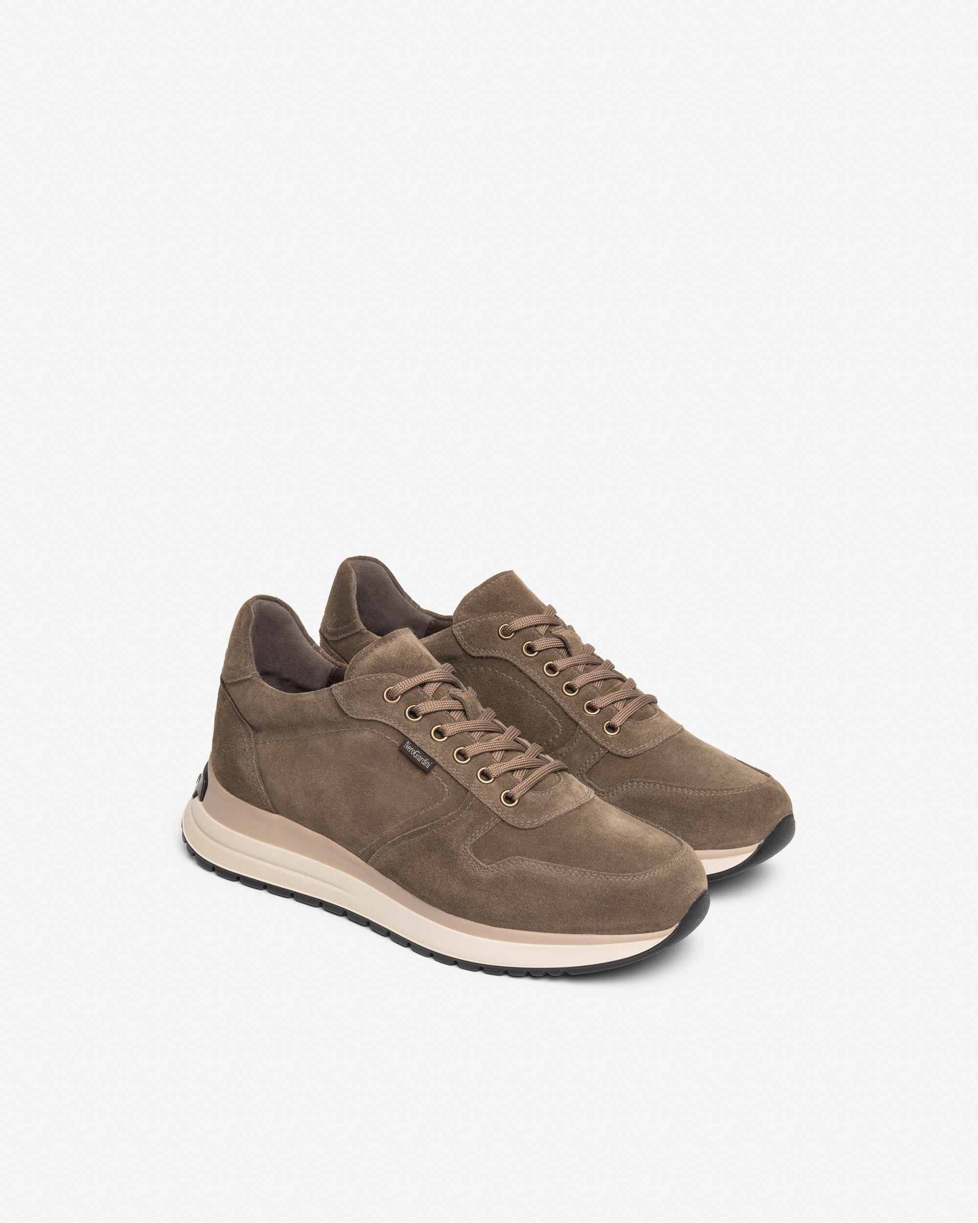 NeroGiardini Sneakers Homme Daim Lacets Caoutchouc 39-46