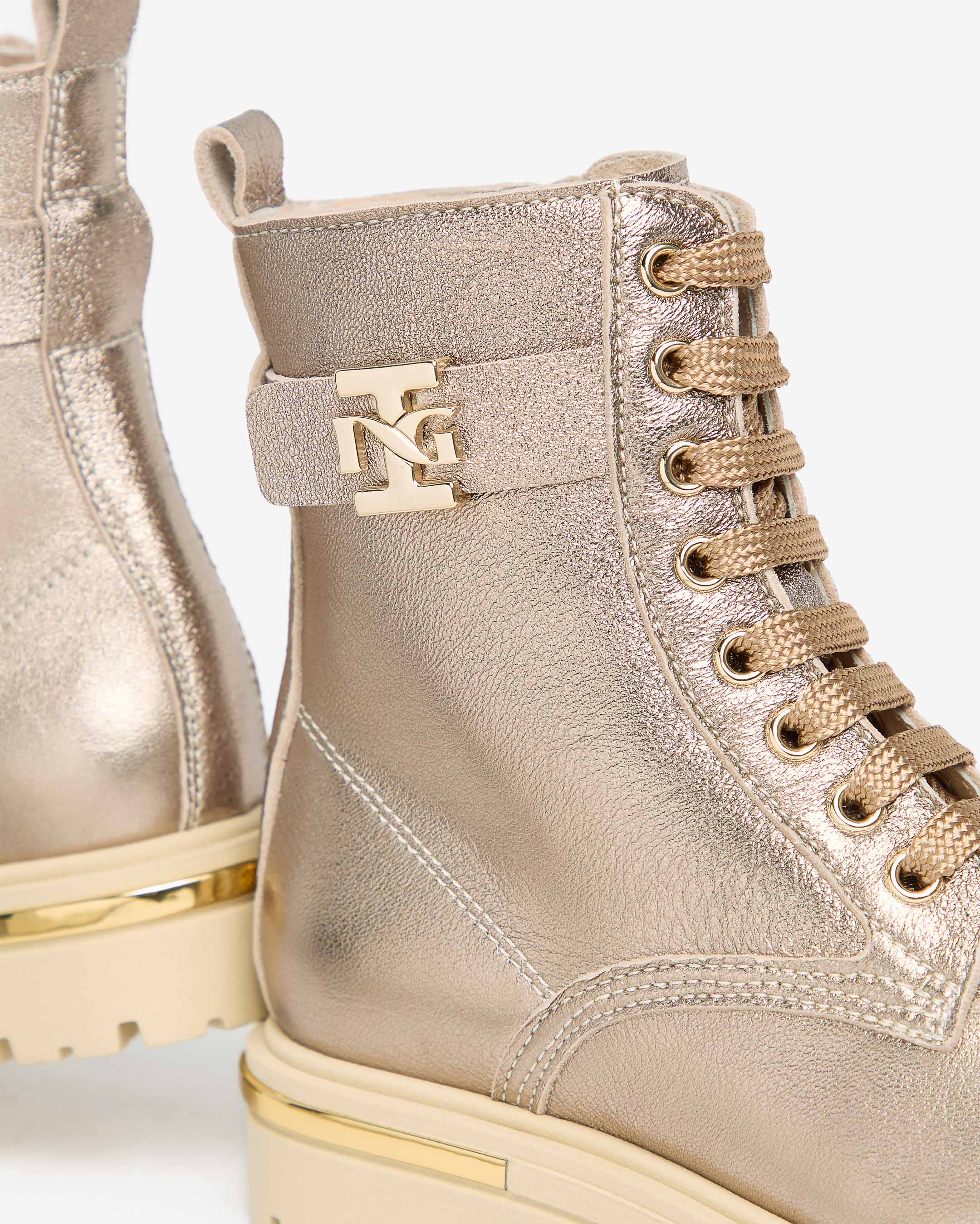 NeroGiardini Bottines Motardes Fille Cuir Semelle Légère