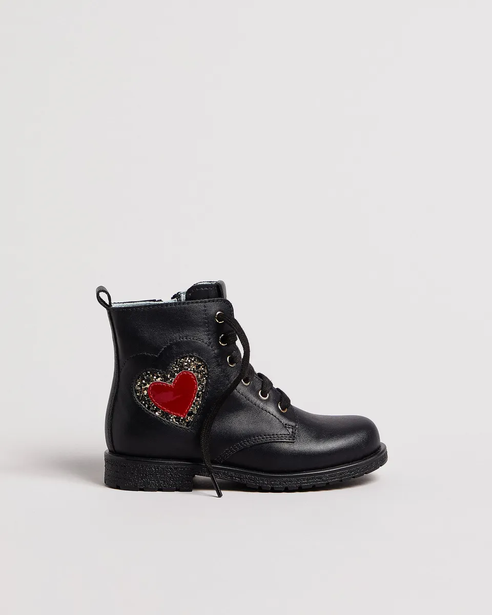 NeroGiardini Bottines Motardes Junior Bottines Fille Cuir 28