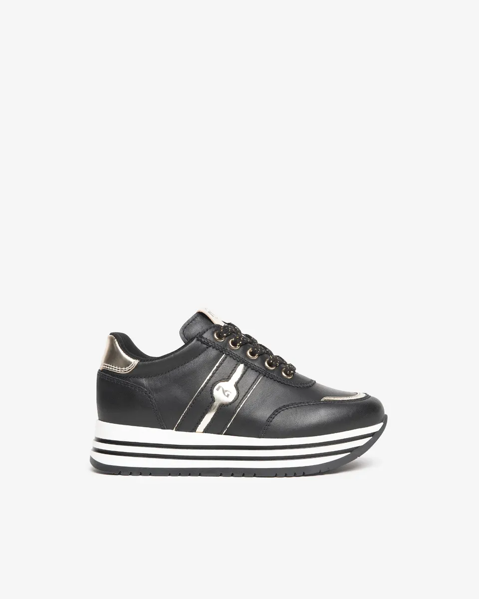 NeroGiardini Sneakers Teens Fille Cuir Pointure 34 Semelle Légère