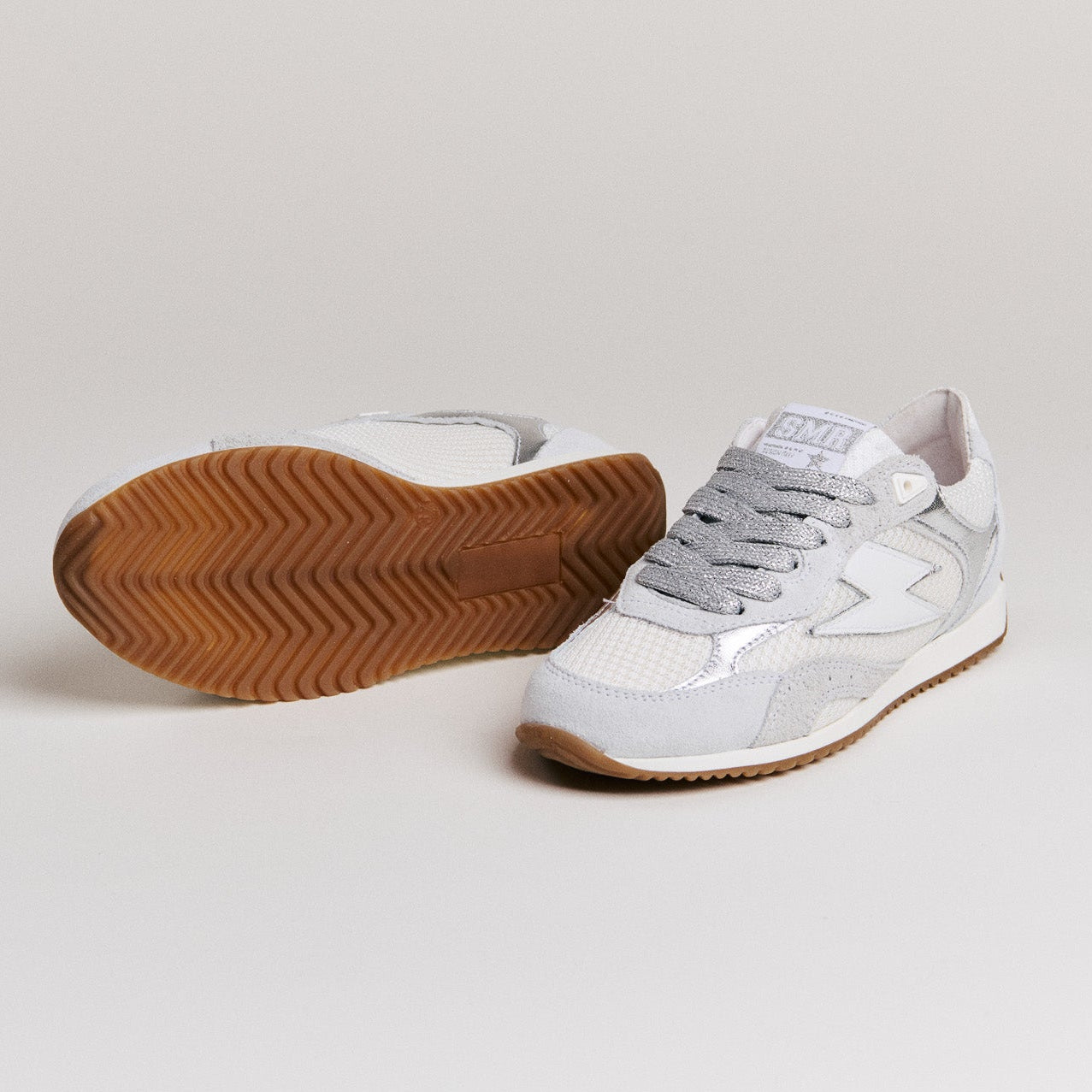 SMR Greta D402 baskets blanc pointure 38 cuir