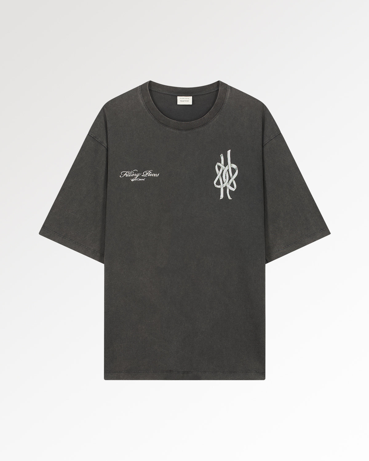 Filling Pieces T-Shirt Boxy Film Strip Vintage Black coton