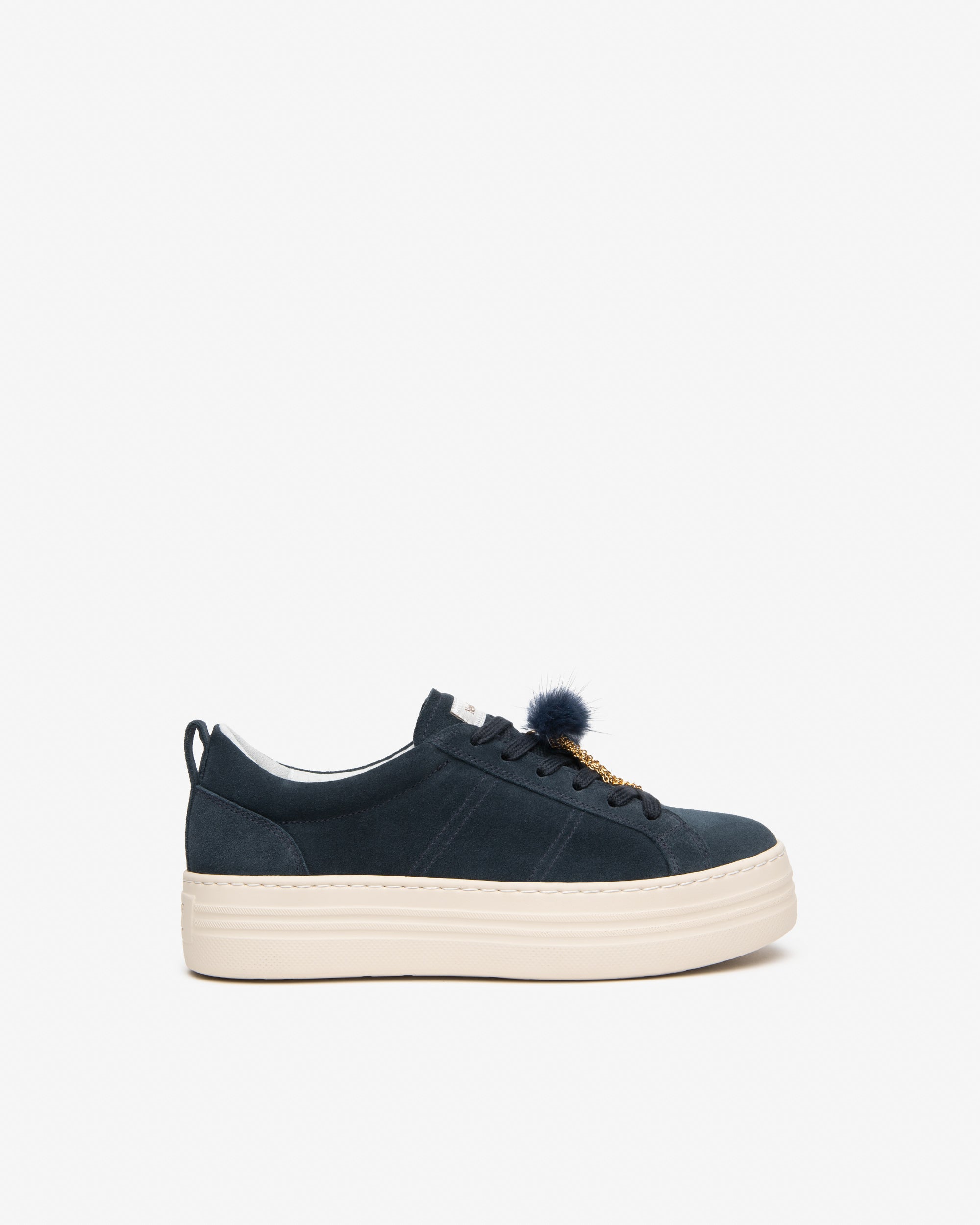 NeroGiardini Sneakers Femme Cuir Velours Daim Plateforme