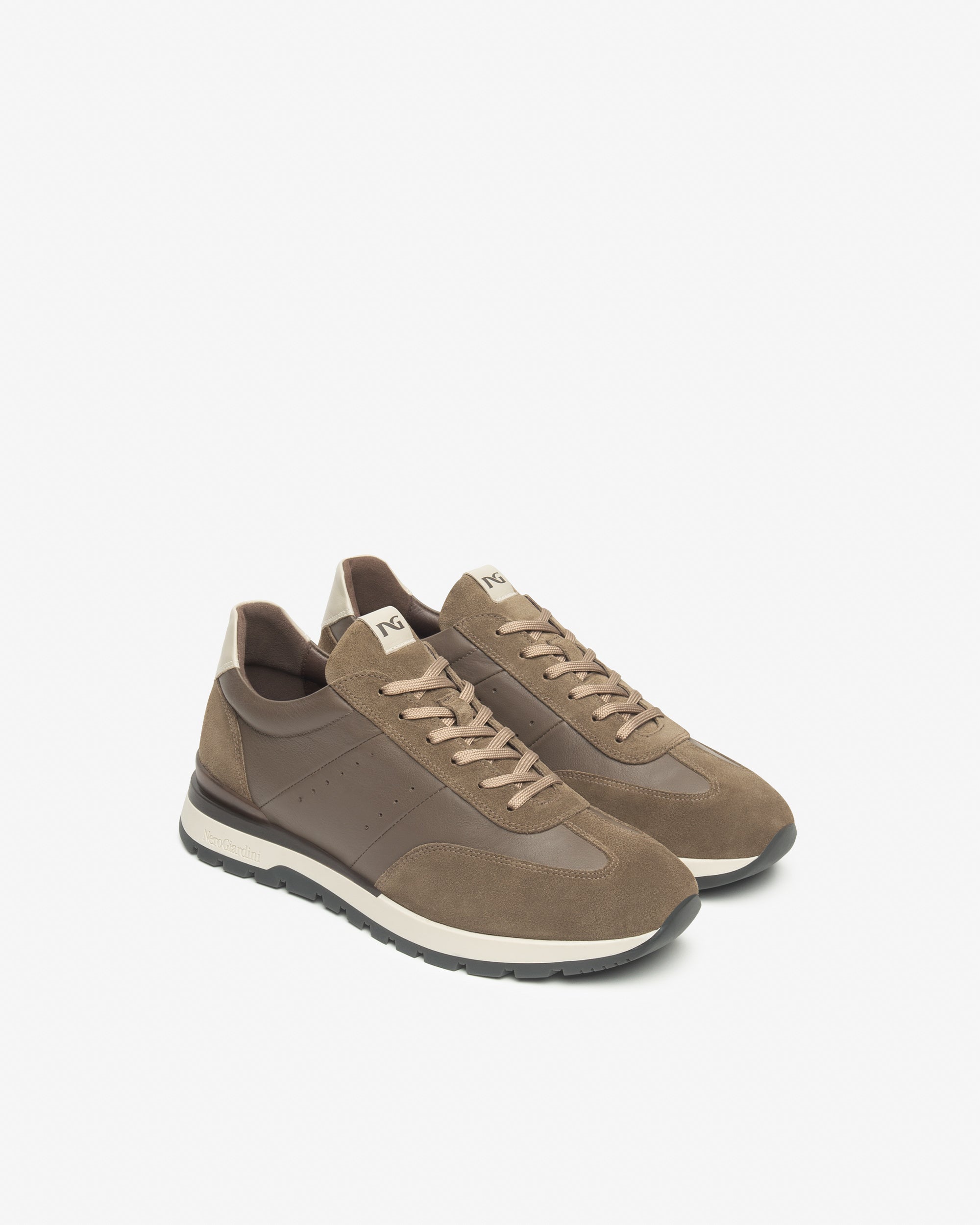 NeroGiardini Sneakers Cuir Homme Daim Confort