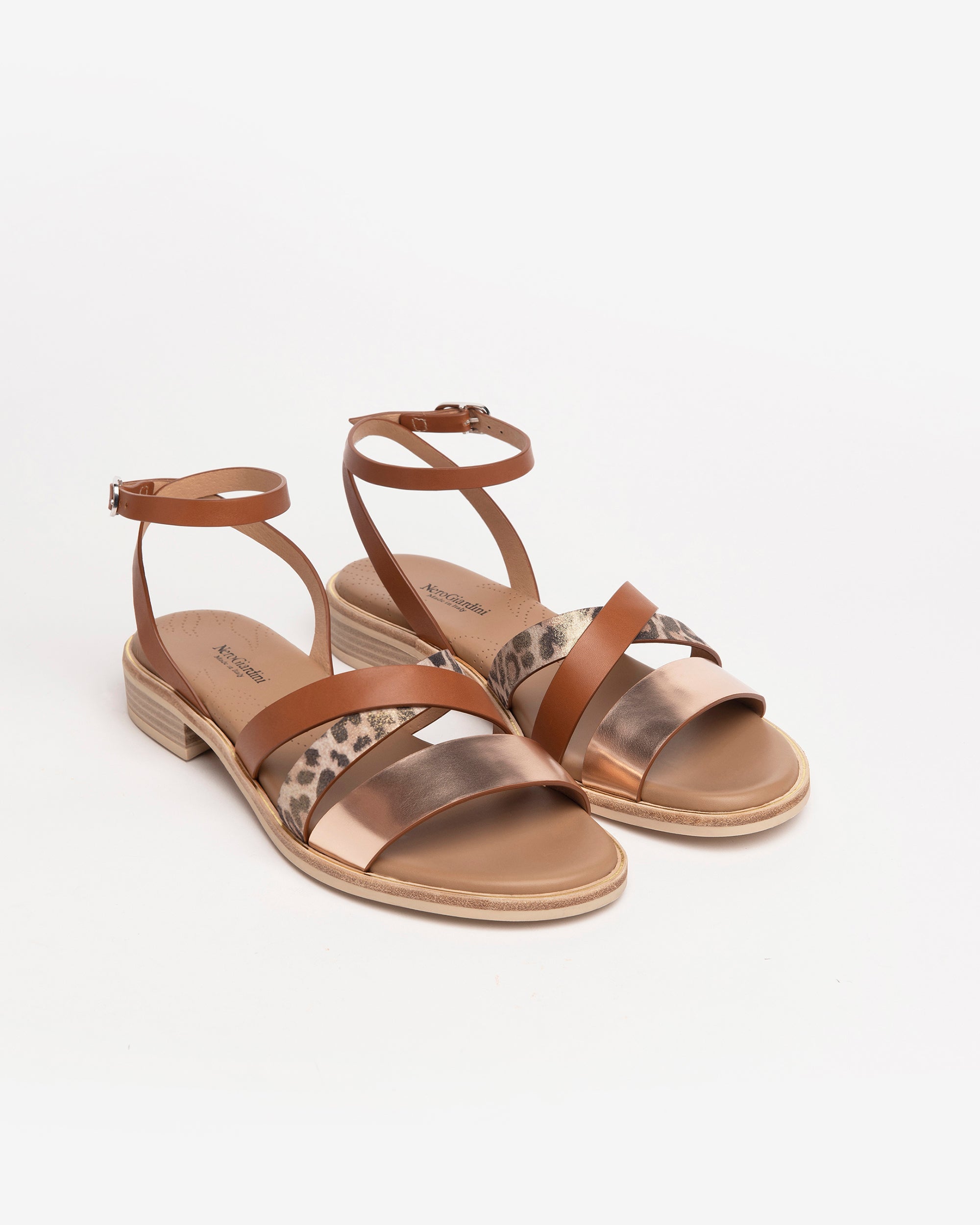 NeroGiardini Sandales Femme Cuir Talon 25 mm