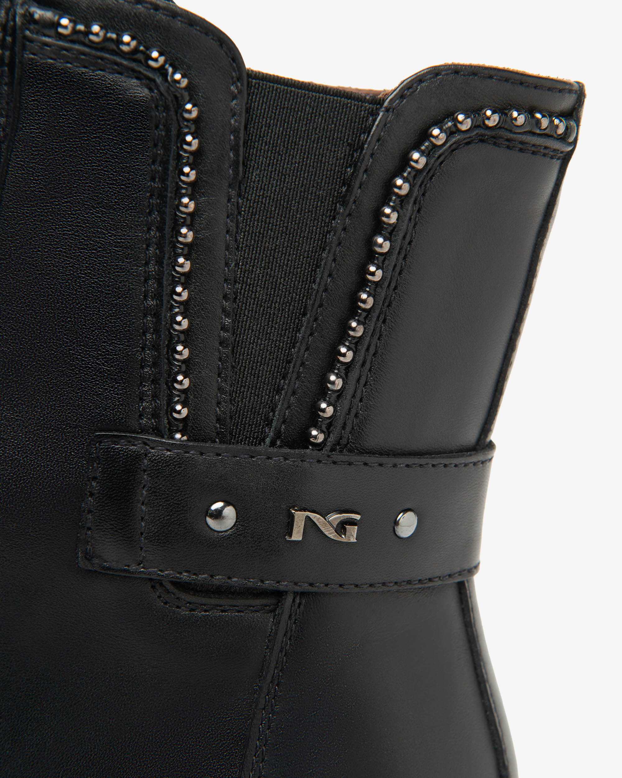 NeroGiardini Bottines Motardes Femme en Cuir boots cuir