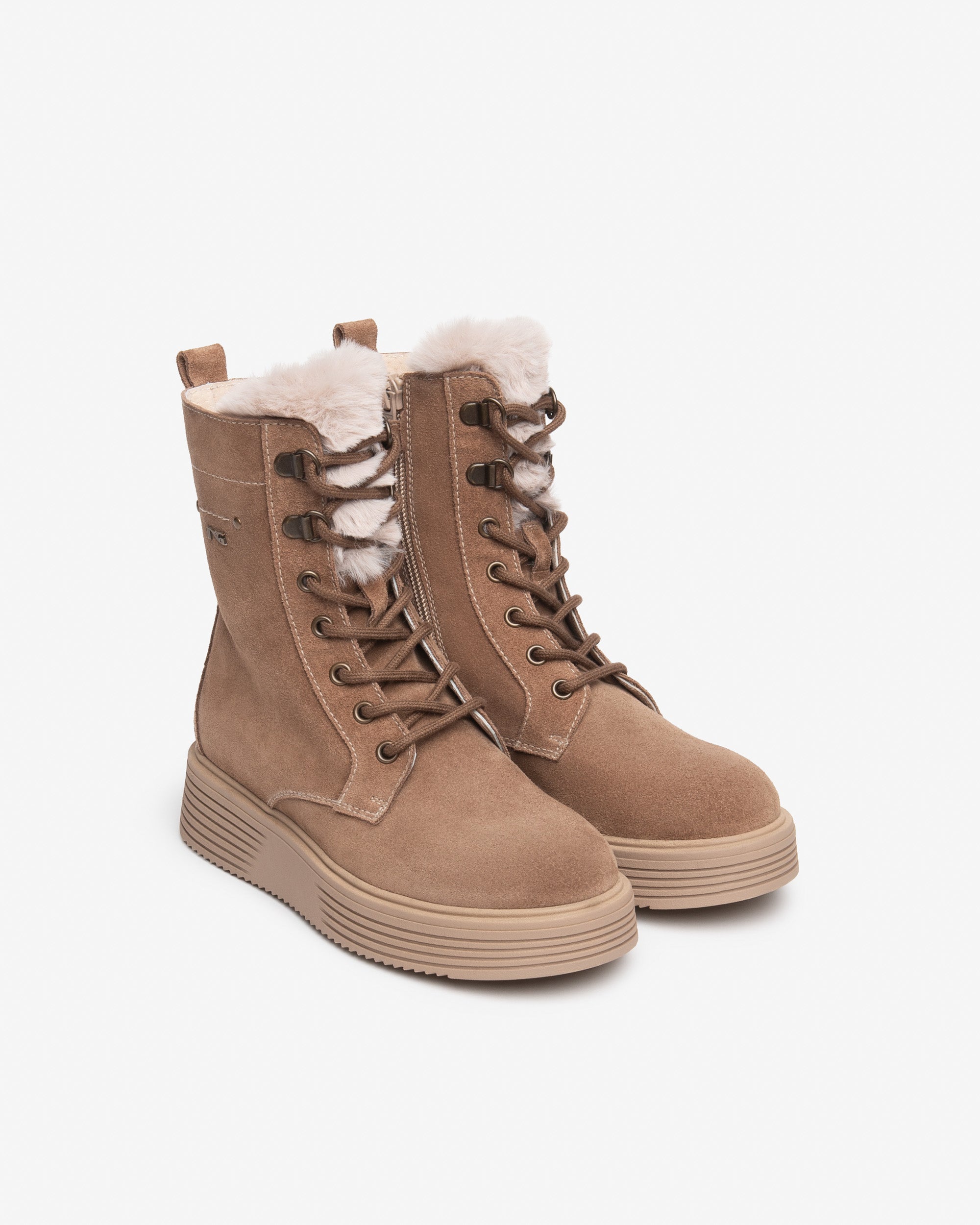 NeroGiardini Bottines Fille Motardes Velours 34