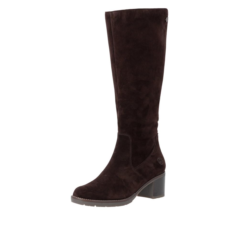 Remonte D2A78 bottes montantes marron 39 EU cuir velours