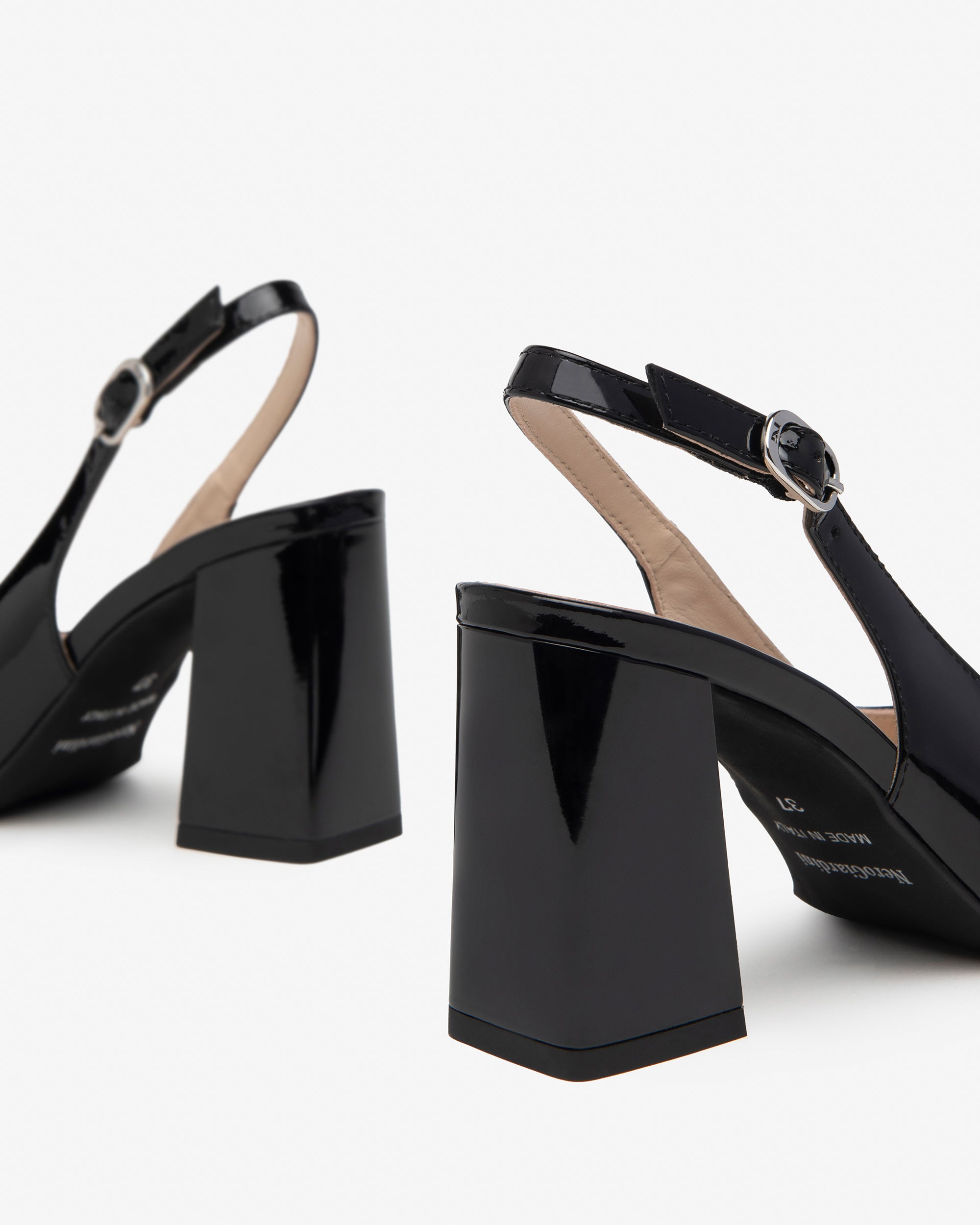 NeroGiardini Slingbacks escarpins vernis femme Made in Italy