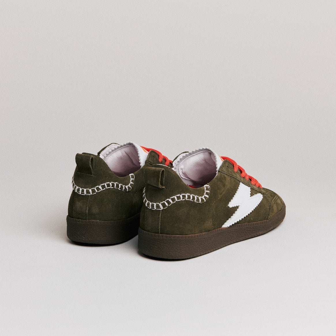 SMR Ashley C379 baskets kaki blanc pointure 36