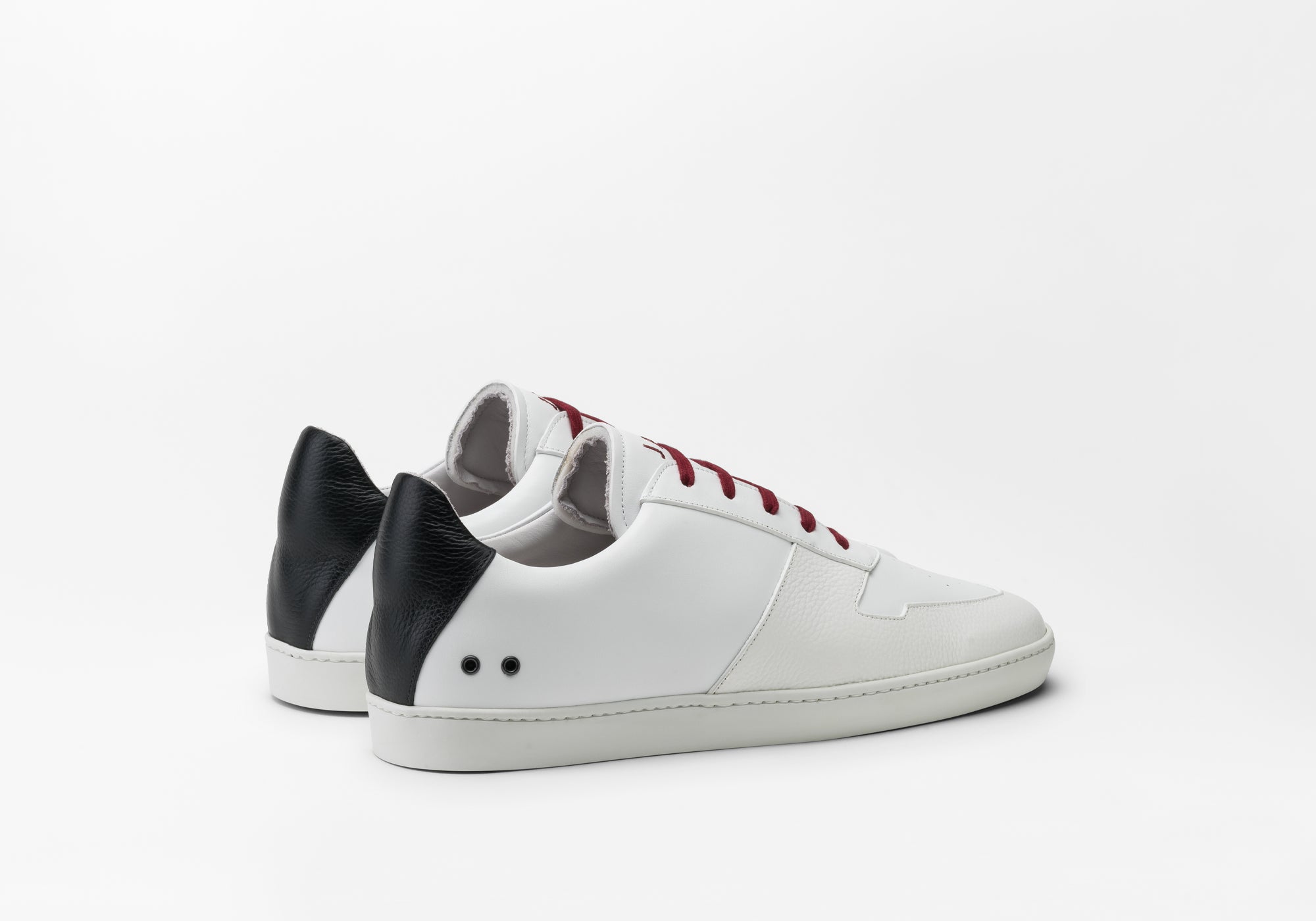 JAK Vantage Red Black sneakers cuir