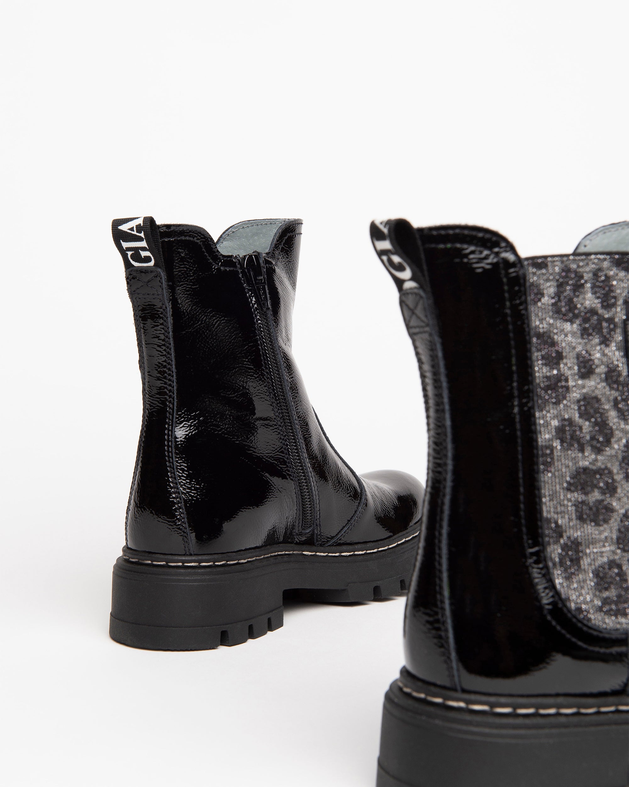 Nerogiardini Bottines Teens Fille Vernis Chelsea 36