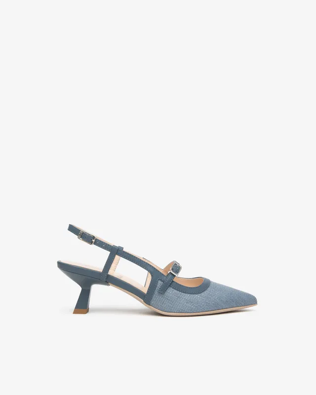 NeroGiardini Slingbacks Femme Cuir Tissu 37 Été