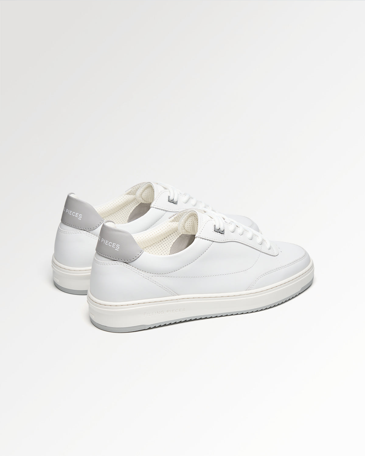 Filling Pieces Mondo Trim baskets blanches cuir nappa