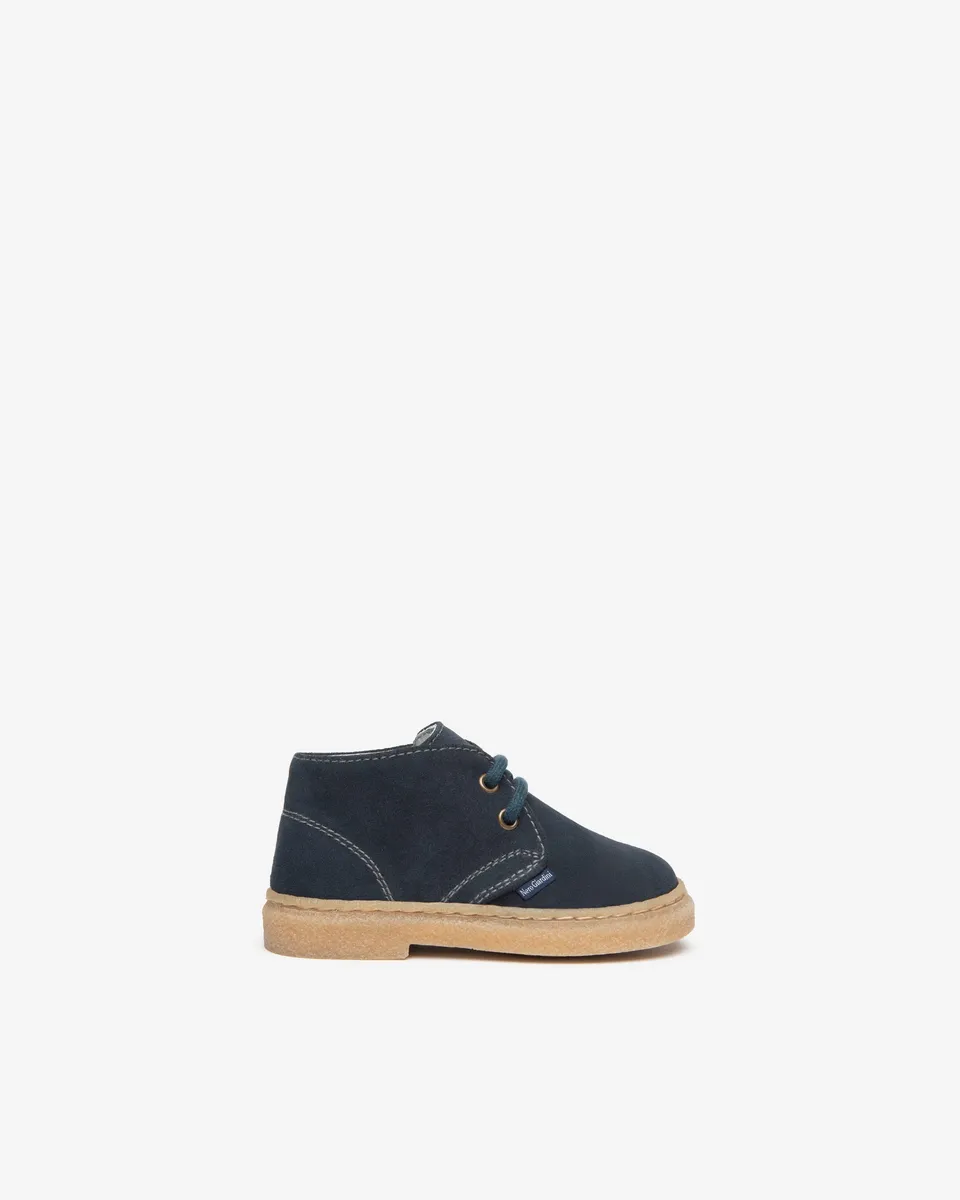 NeroGiardini Bottes Junior Garçon Cuir Velours Daim