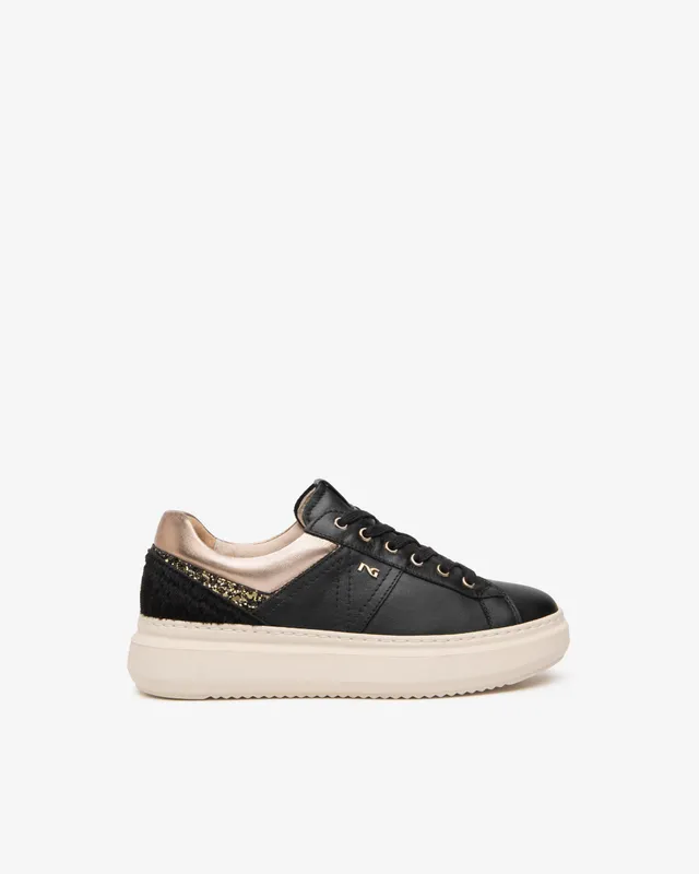 NeroGiardini Sneakers Femme Cuir Plateforme 40 mm