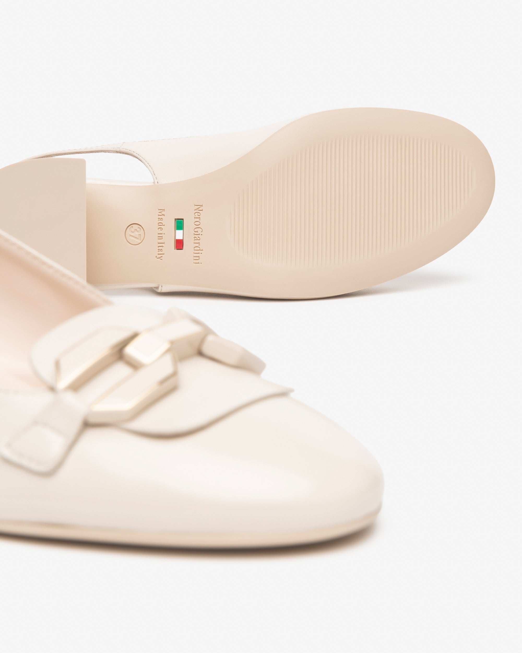 Nerogiardini Slingbacks Cuir Femme Made in Italy
