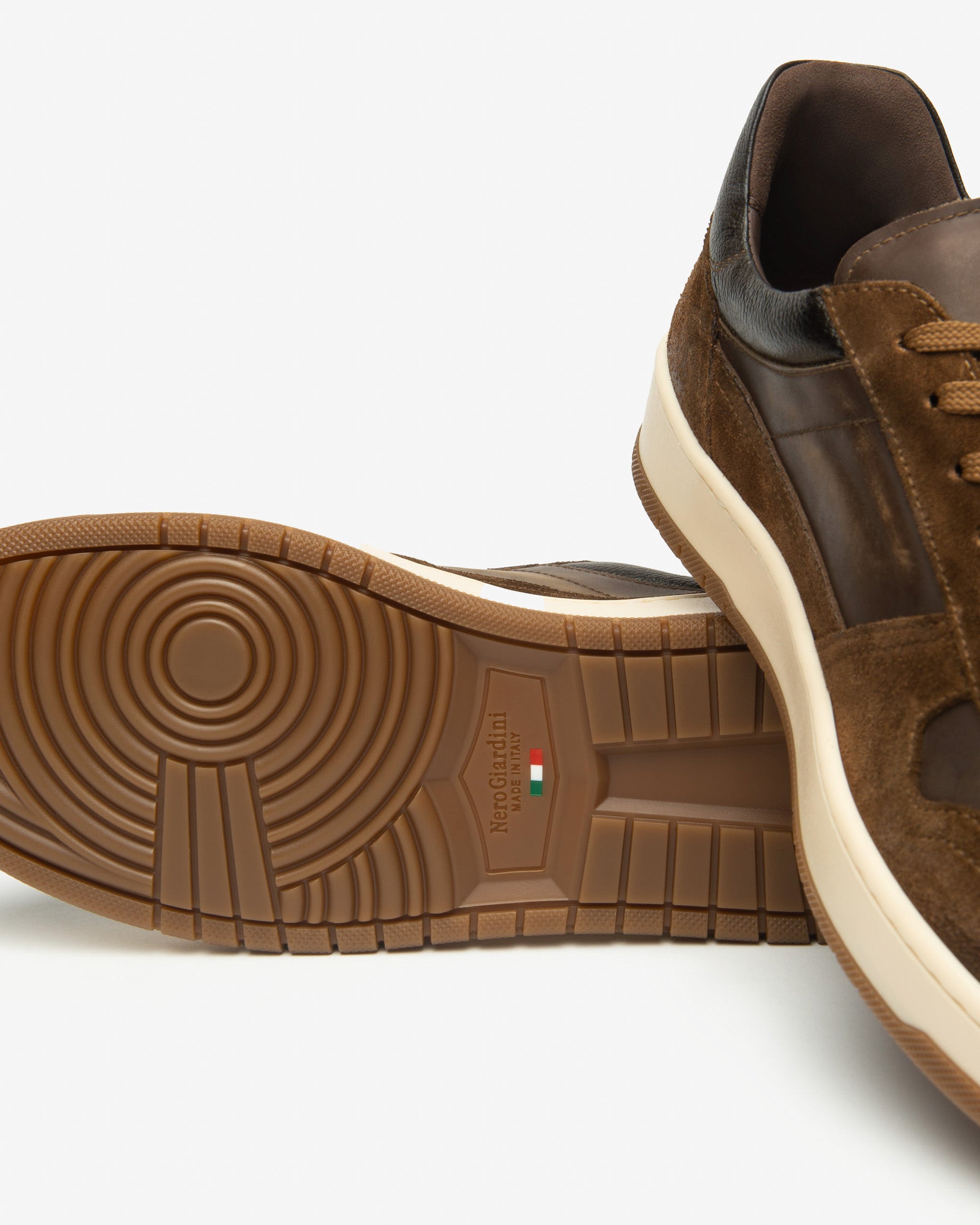 NeroGiardini Sneakers Homme Cuir Velours confort memory