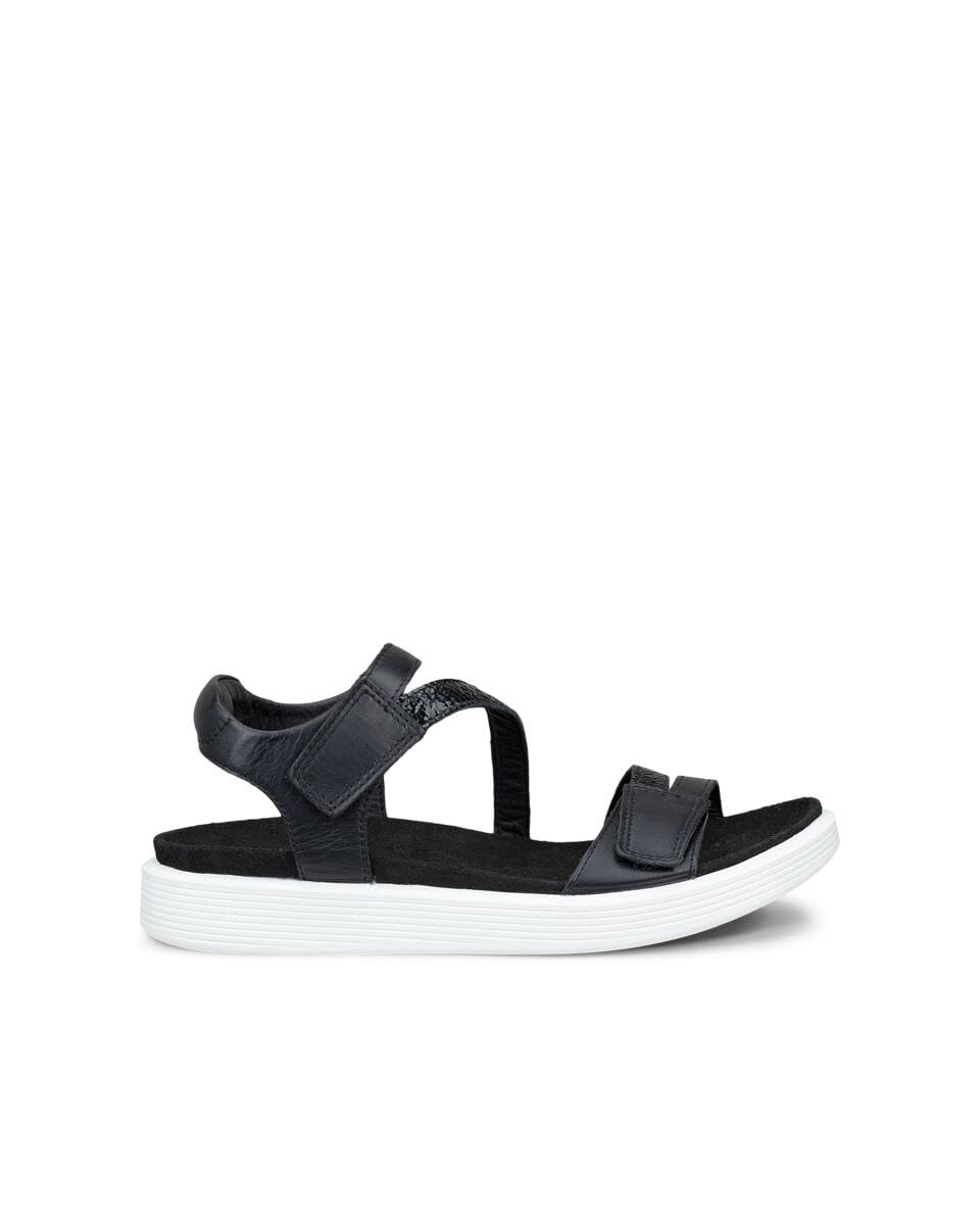 ECCO Soft Sandal 3-Strap sandales femme Noir réglable
