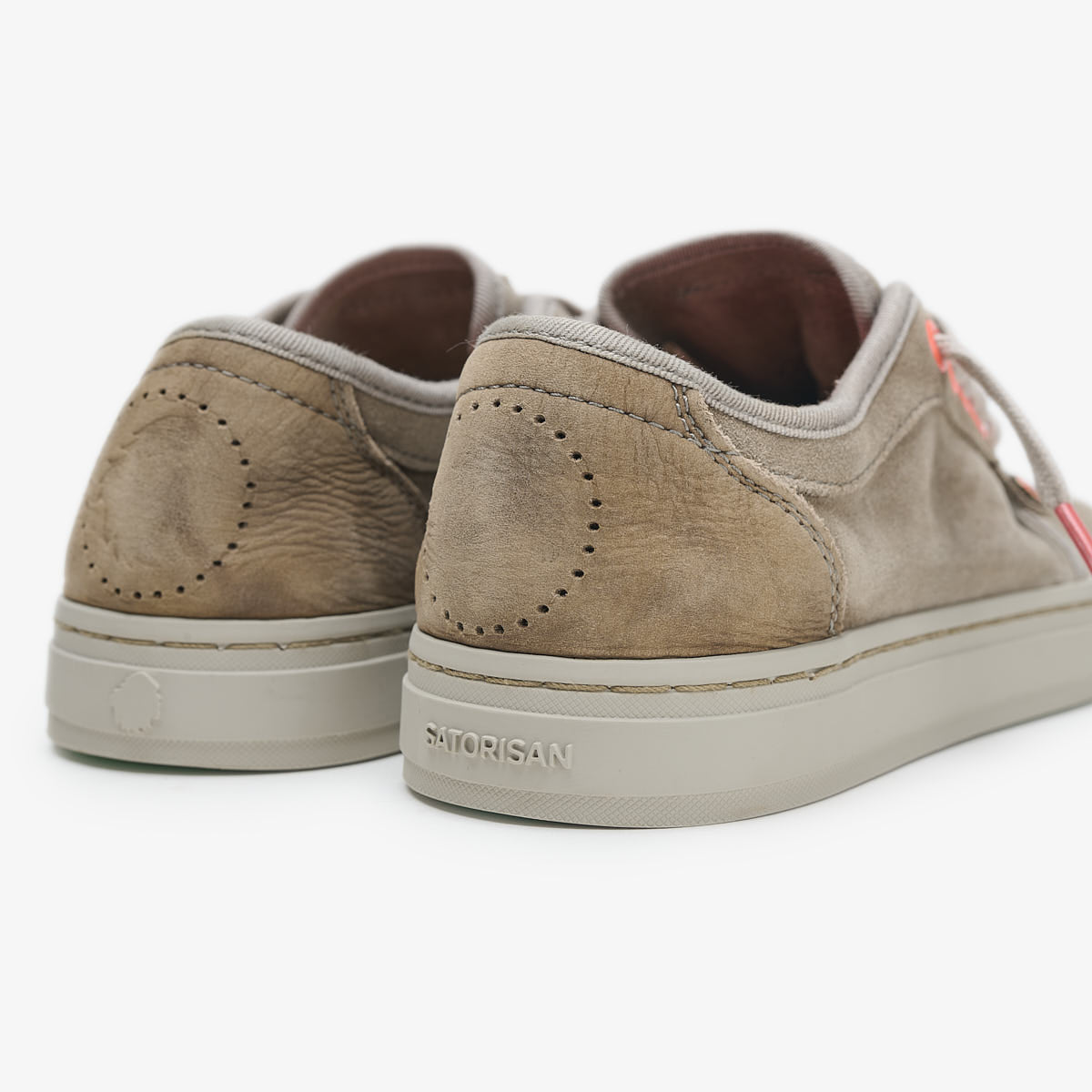 Satorisan Heisei Suede Gravel baskets daim gris
