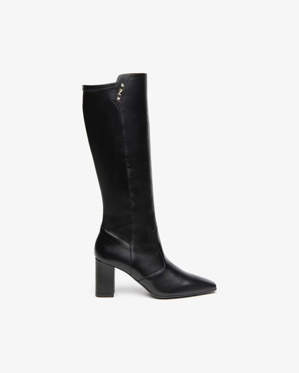 NeroGiardini Bottes Femme Cuir Talon 75 mm Pointure 38