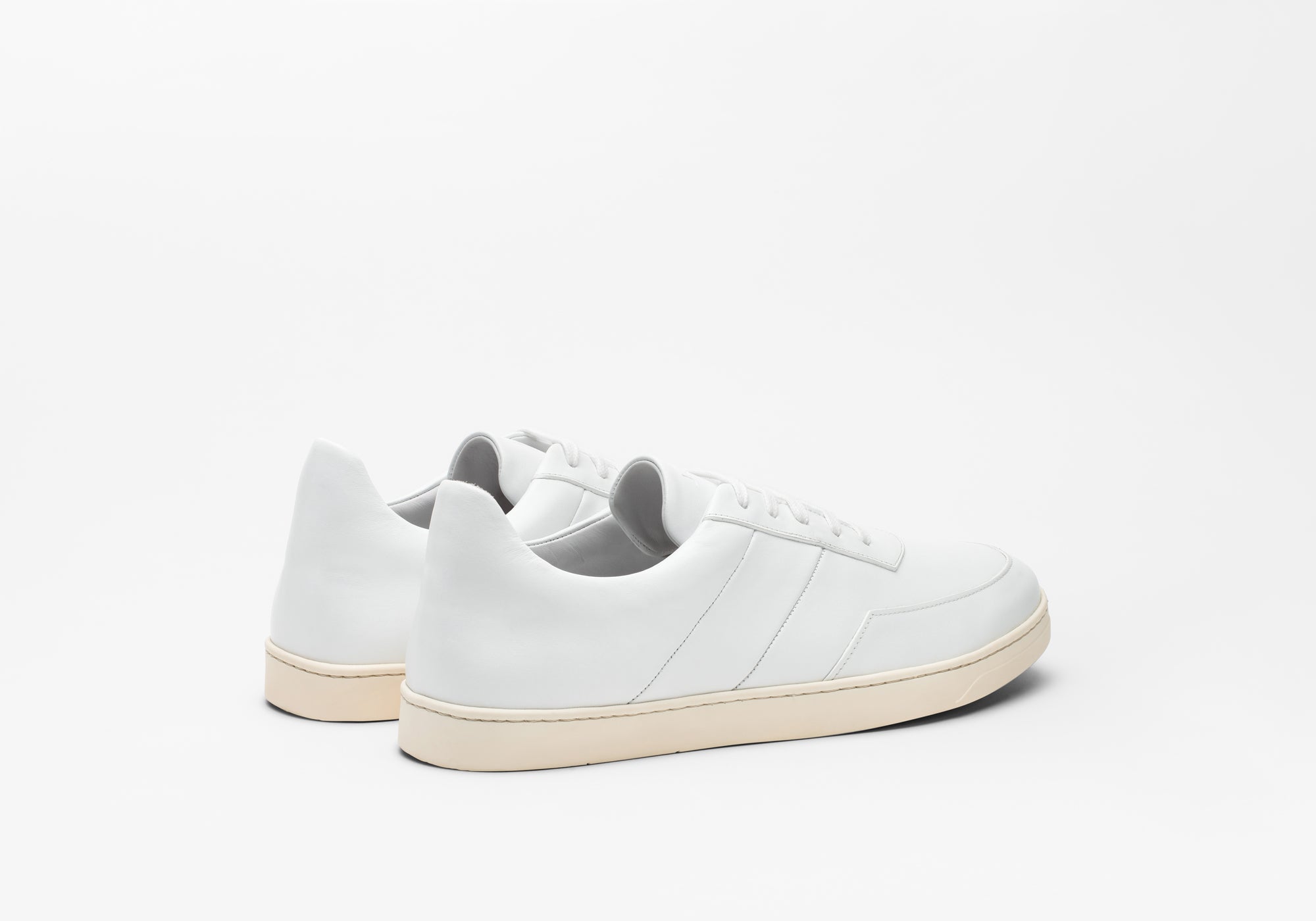 JAK Atlas Low baskets cuir blanche mixte