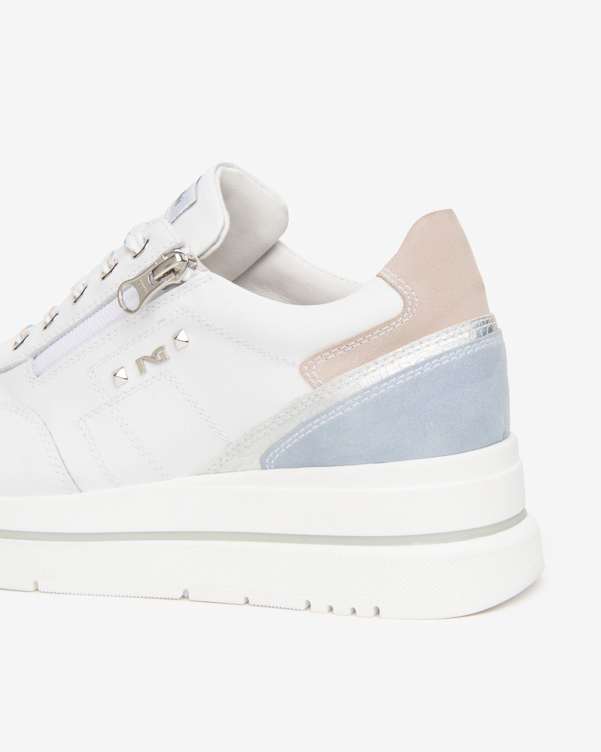 NeroGiardini Sneakers Femme Cuir et Velours 38 Memory
