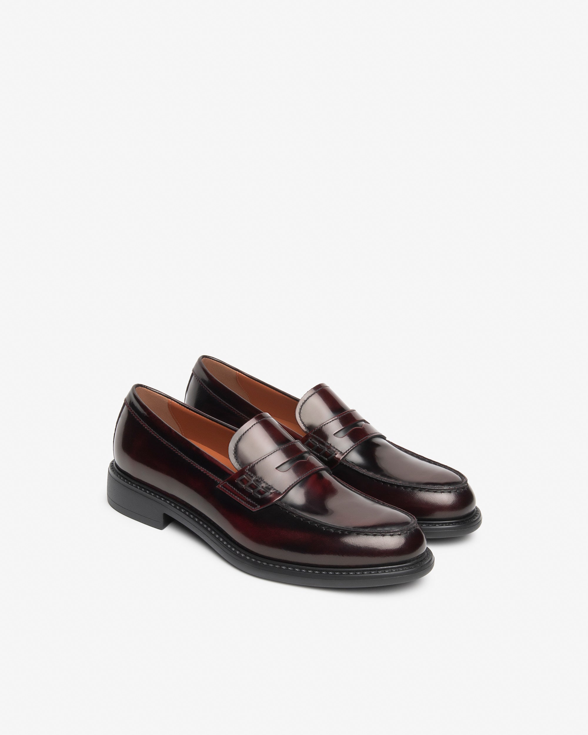 NeroGiardini Mocassins mocassin homme cuir patiné college