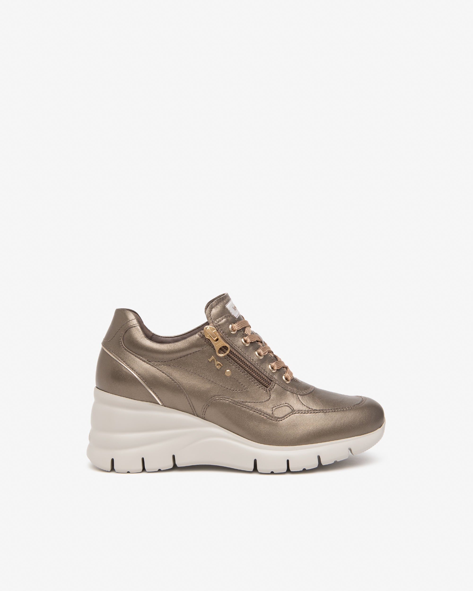 NeroGiardini Sneakers Femme Cuir Compensées 60 mm
