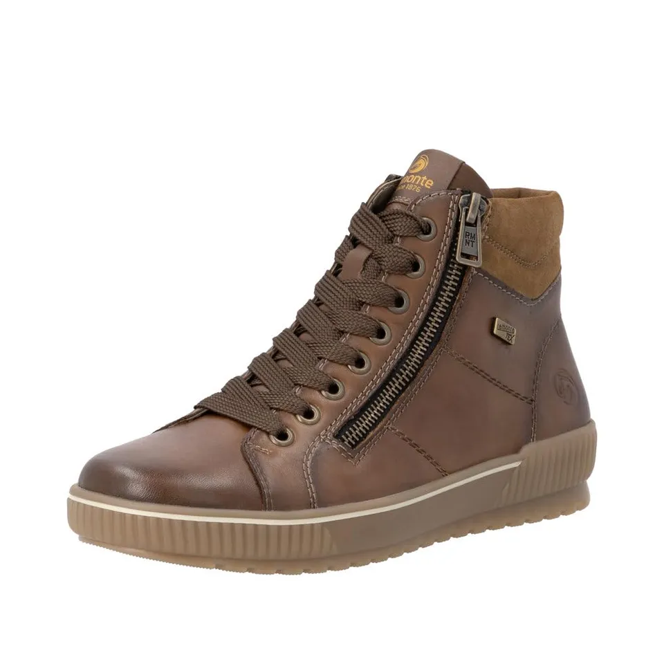 Remonte D0772 Bottes Lacets Femme Marron 39 EU Tex