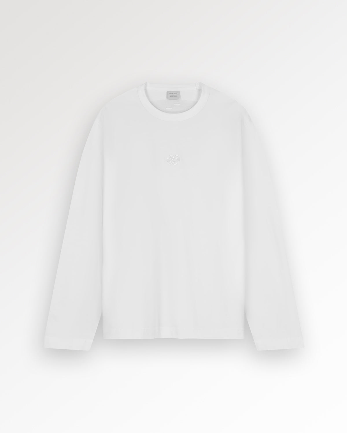 Filling Pieces Boxy Embroidered manche longue White coton