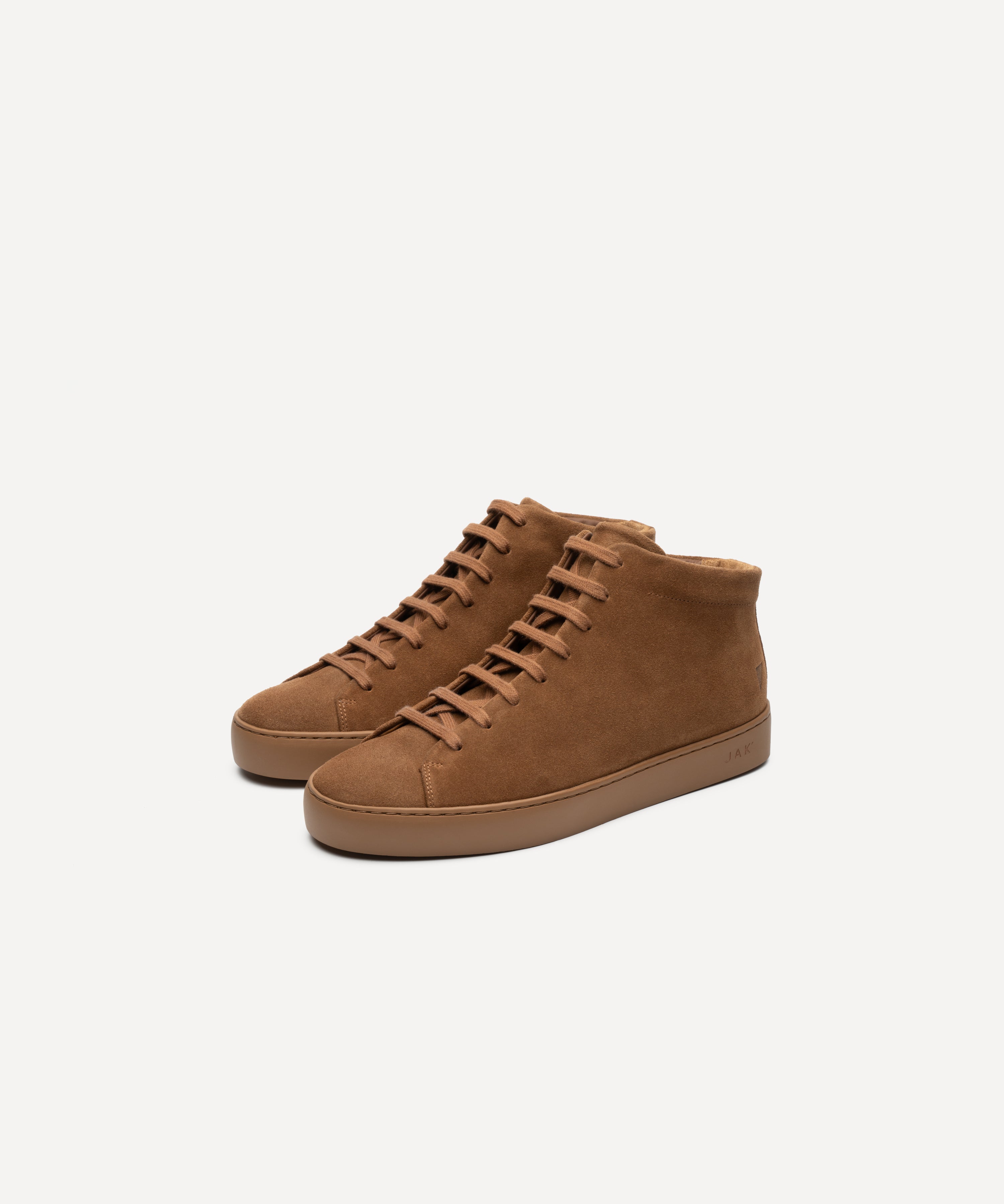 JAK Royal Hi SD sneakers cuir Cognac 42 fabriqué Portugal